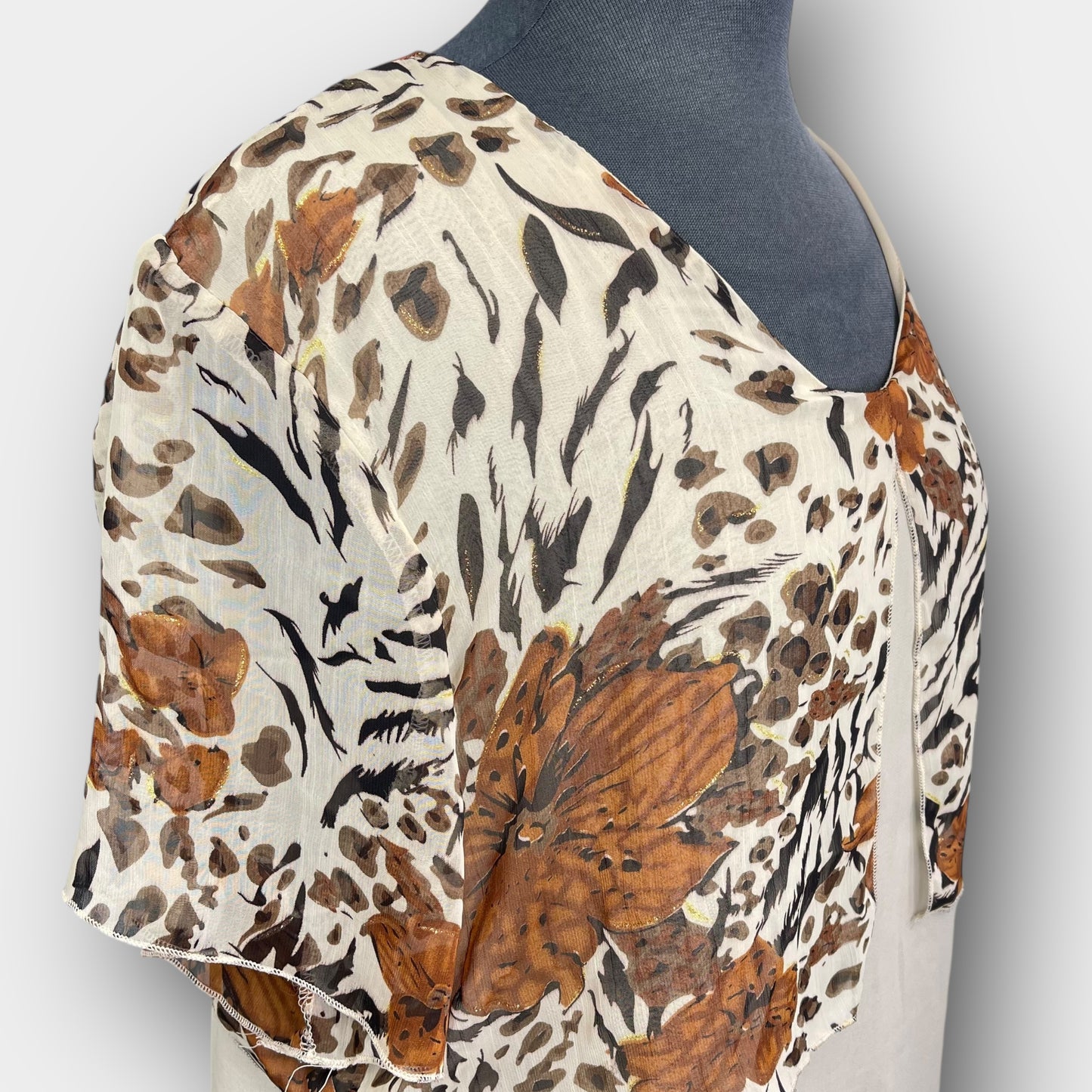 Moffi layered blouse