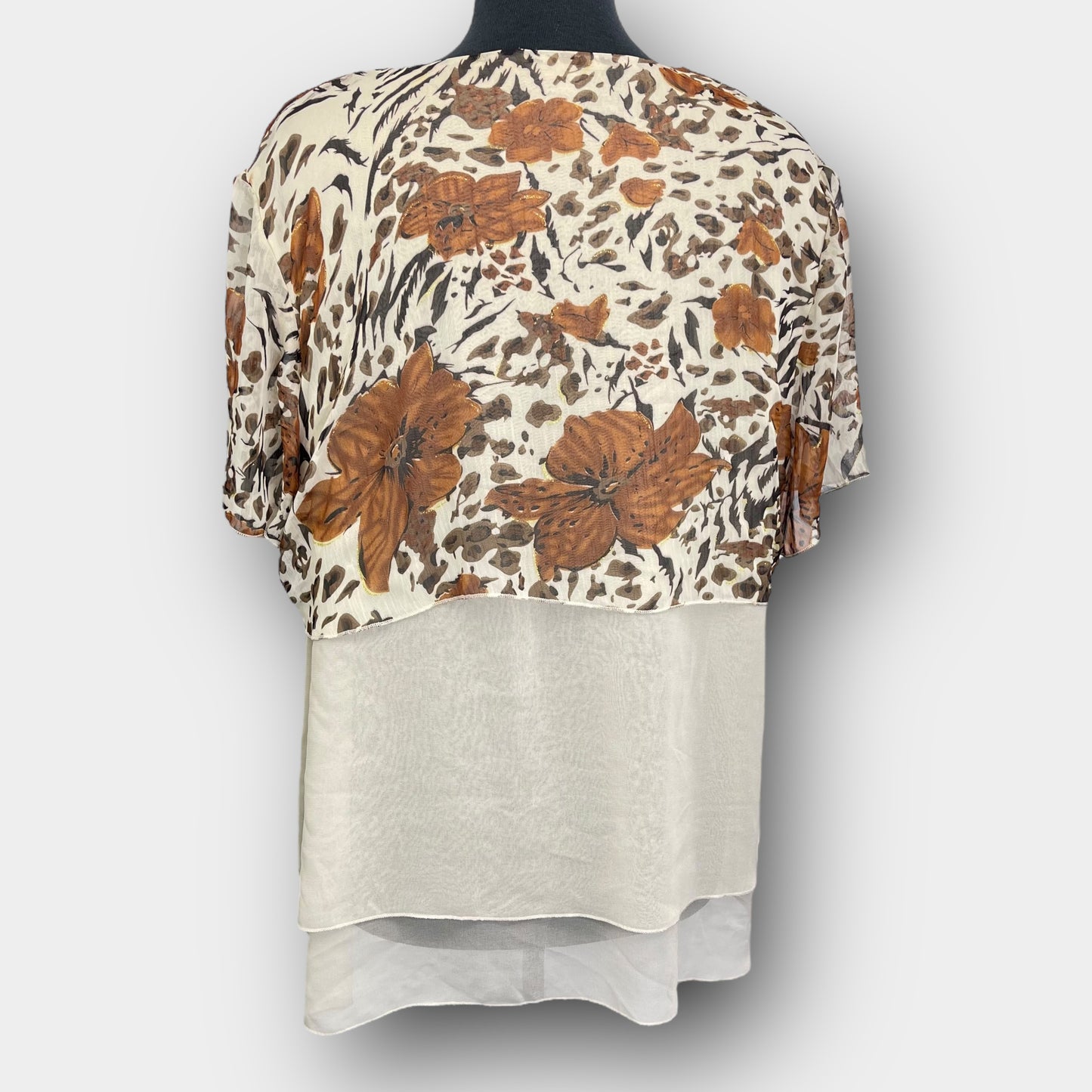 Moffi layered blouse