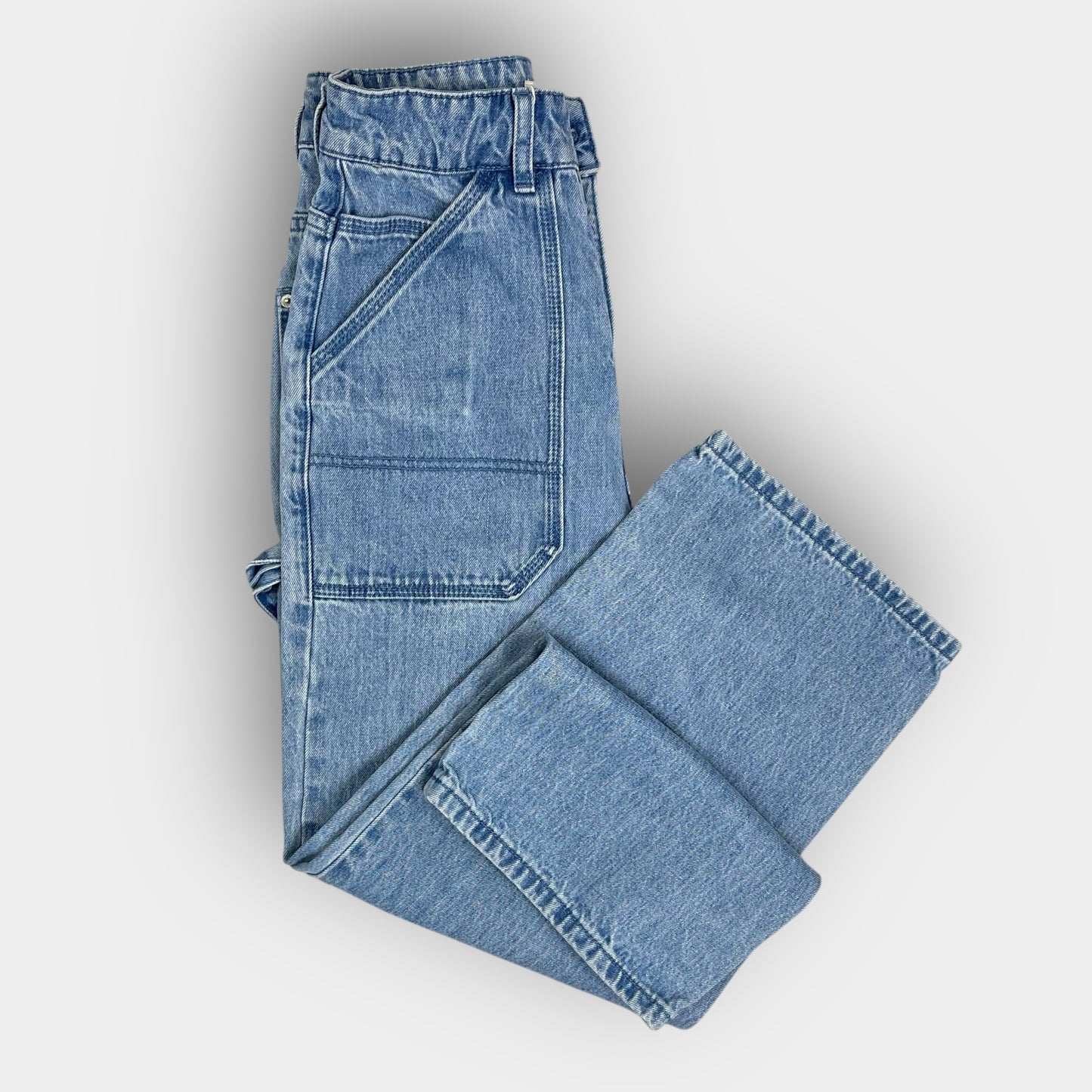 Twik Denim carpenter cropped jean