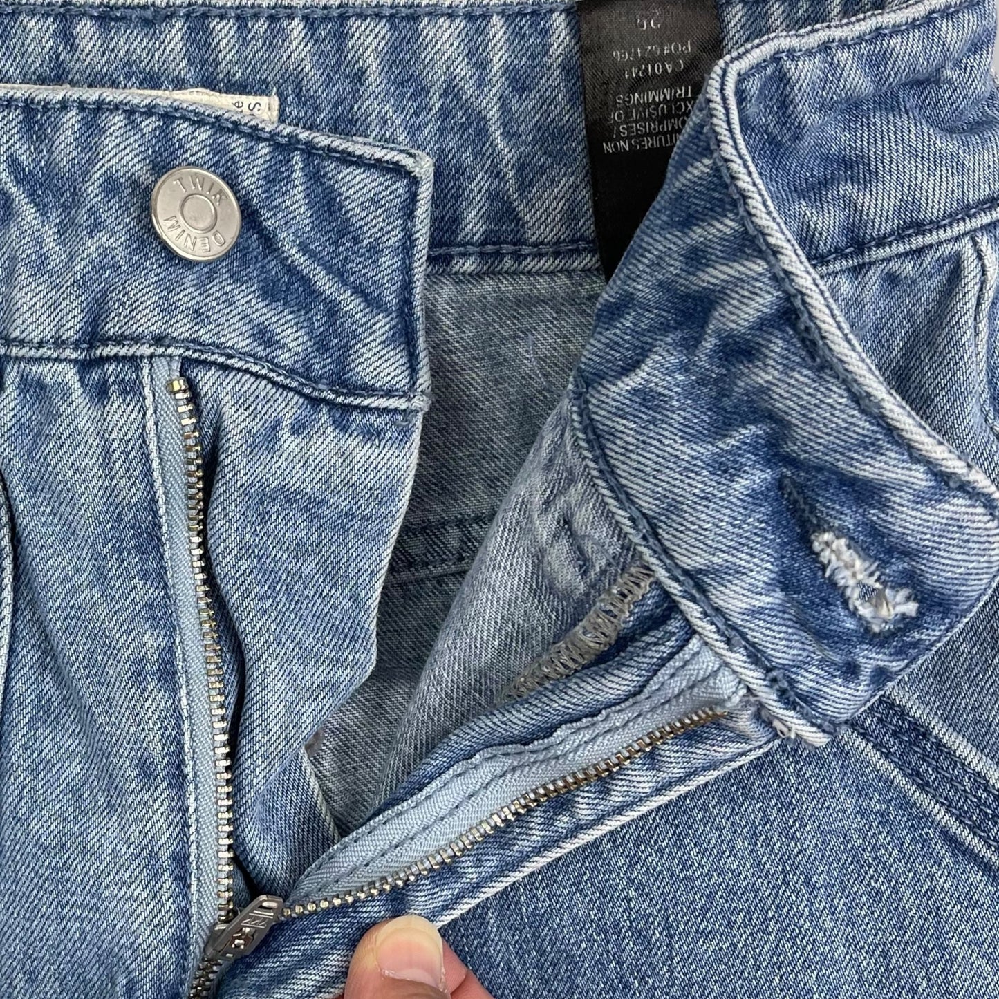 Twik Denim carpenter cropped jean