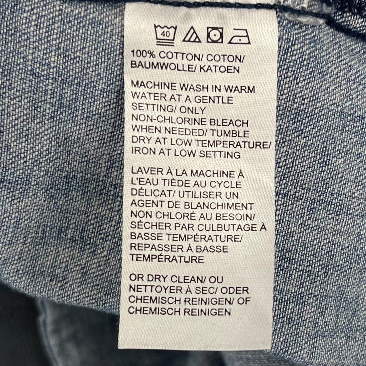 Core life denim shirt