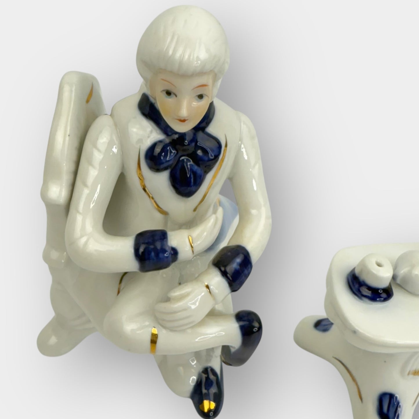 Porcelain Couple Figurine Set