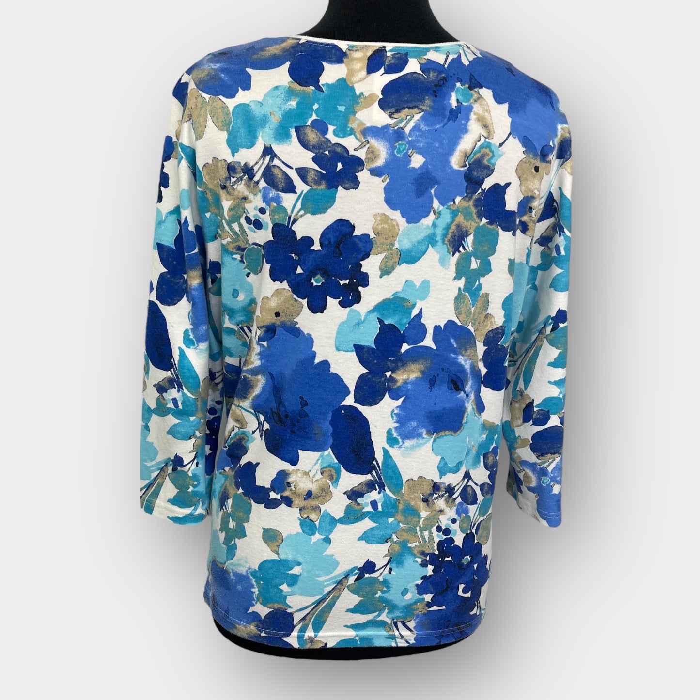 Karen Scott 3/4 sleeve top