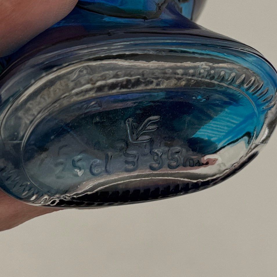V.F. Italy Glass Bottle Vase