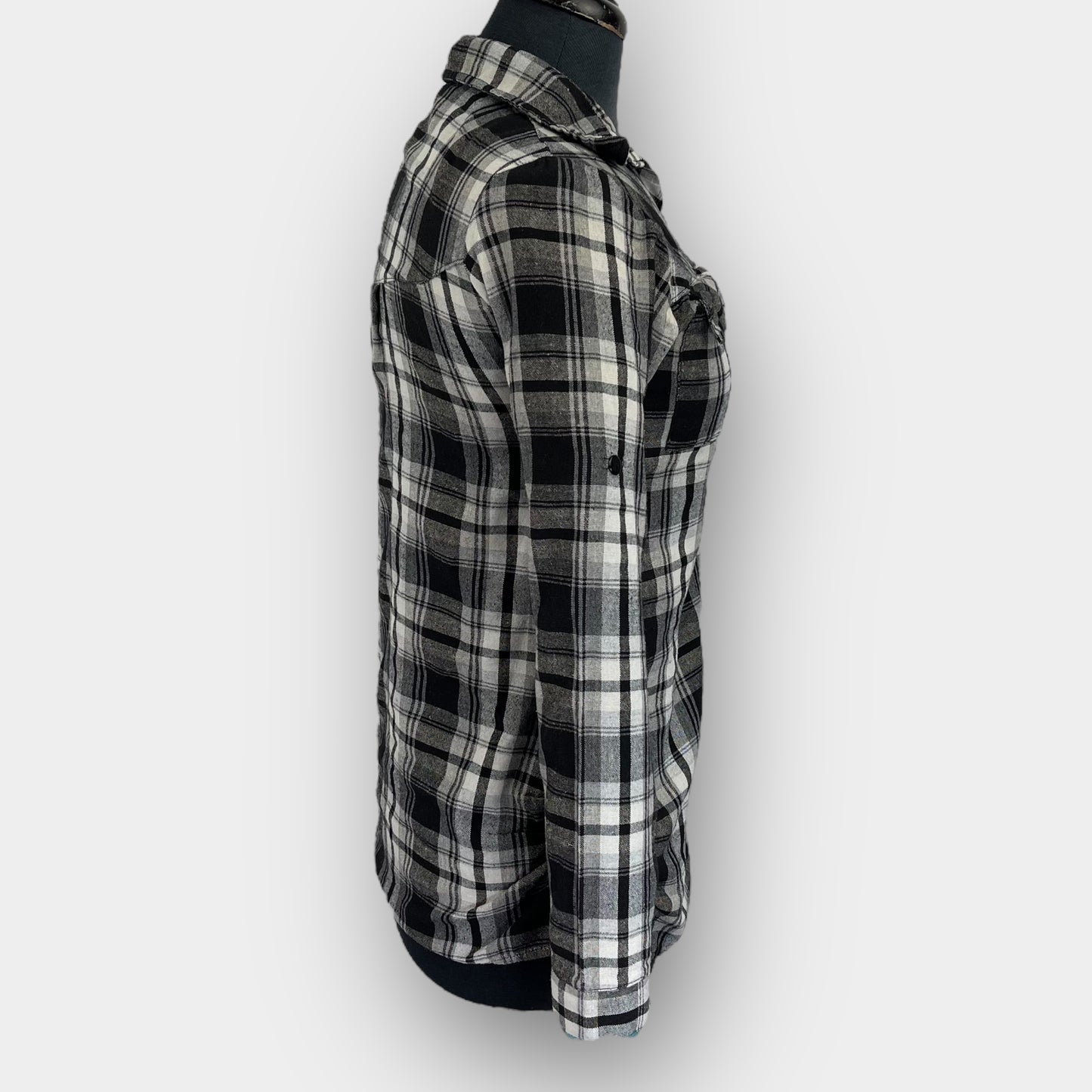 Unique Int'l plaid shirt