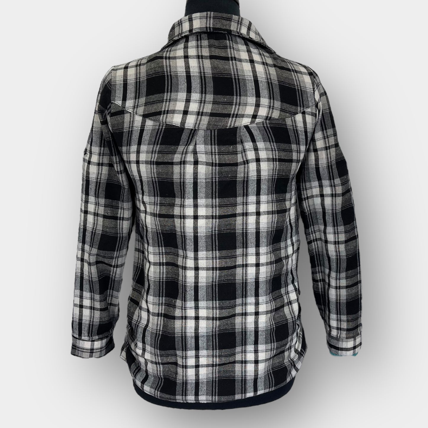 Unique Int'l plaid shirt