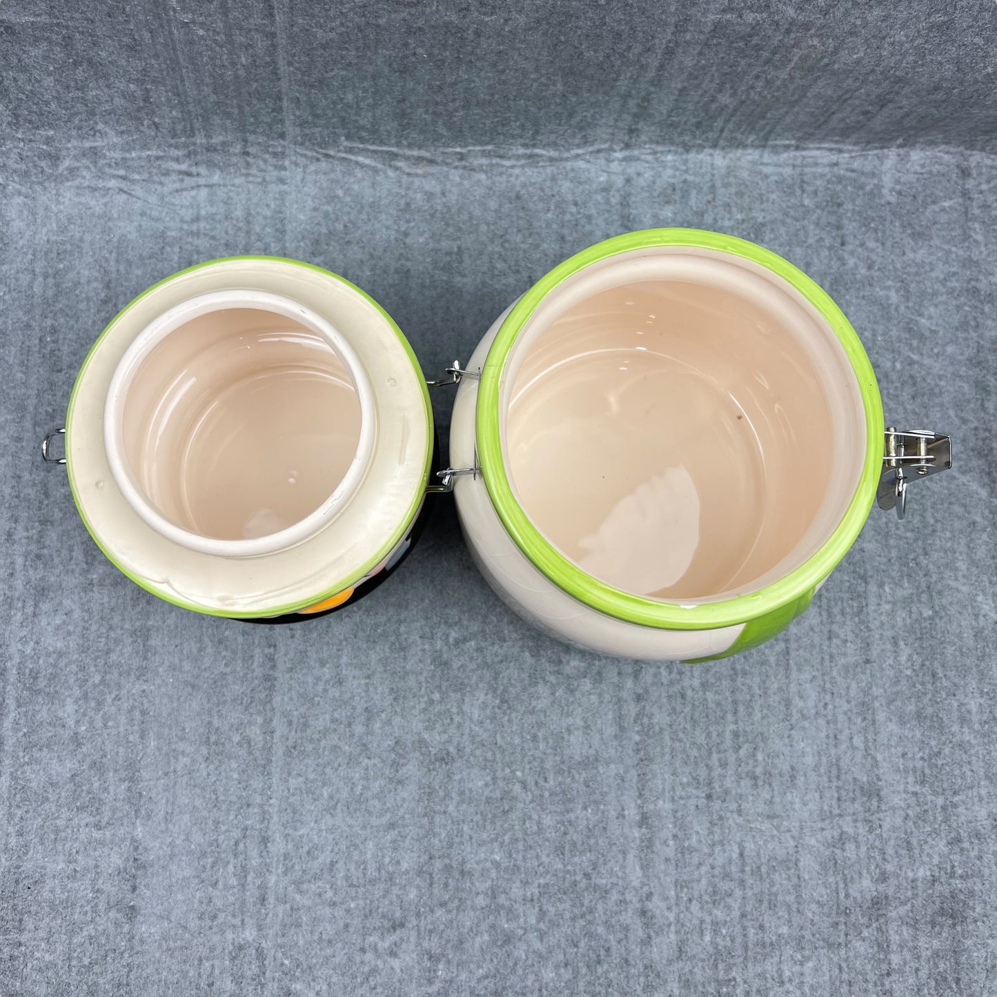 Snowman hinged cookie jar