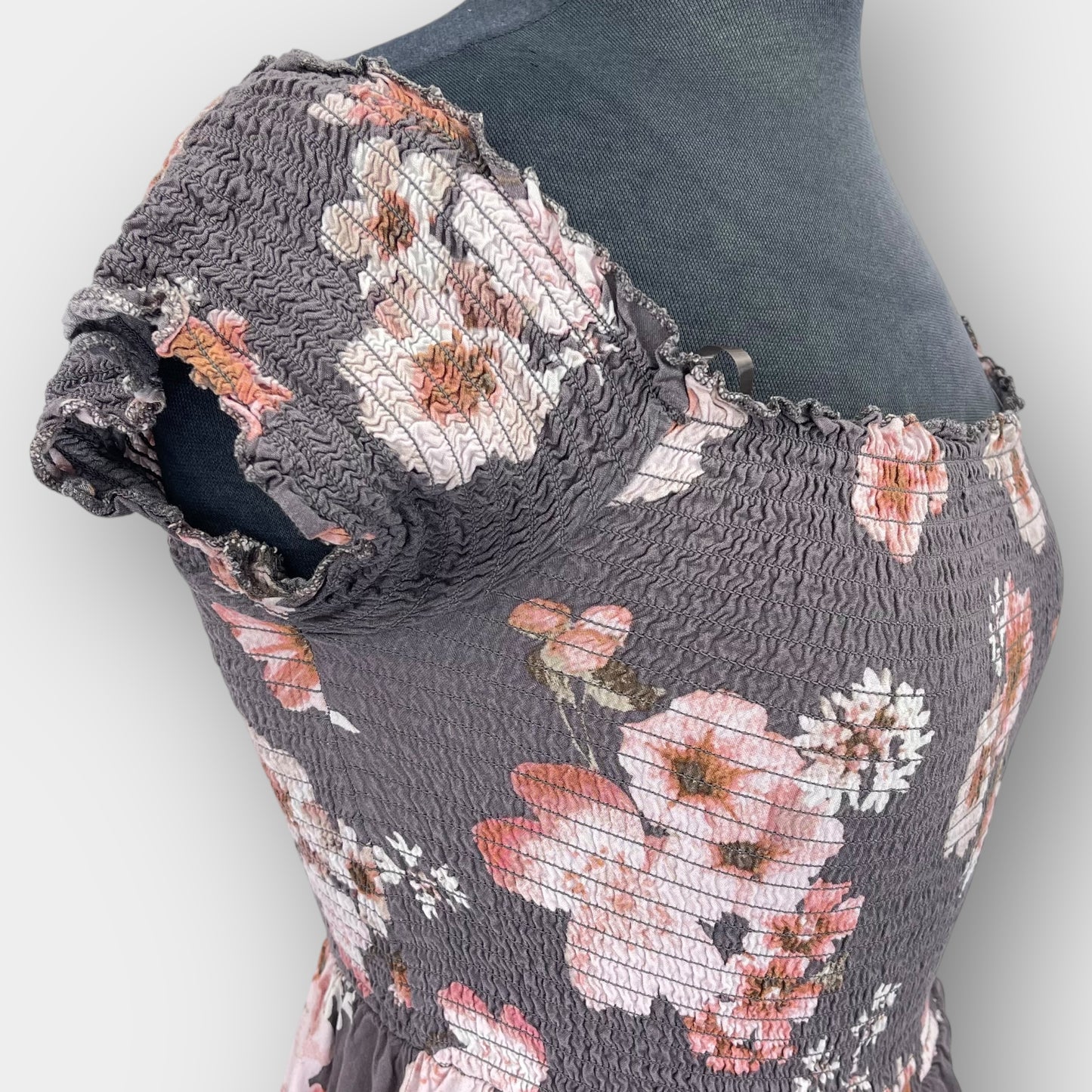 Ardene smocked midi dress