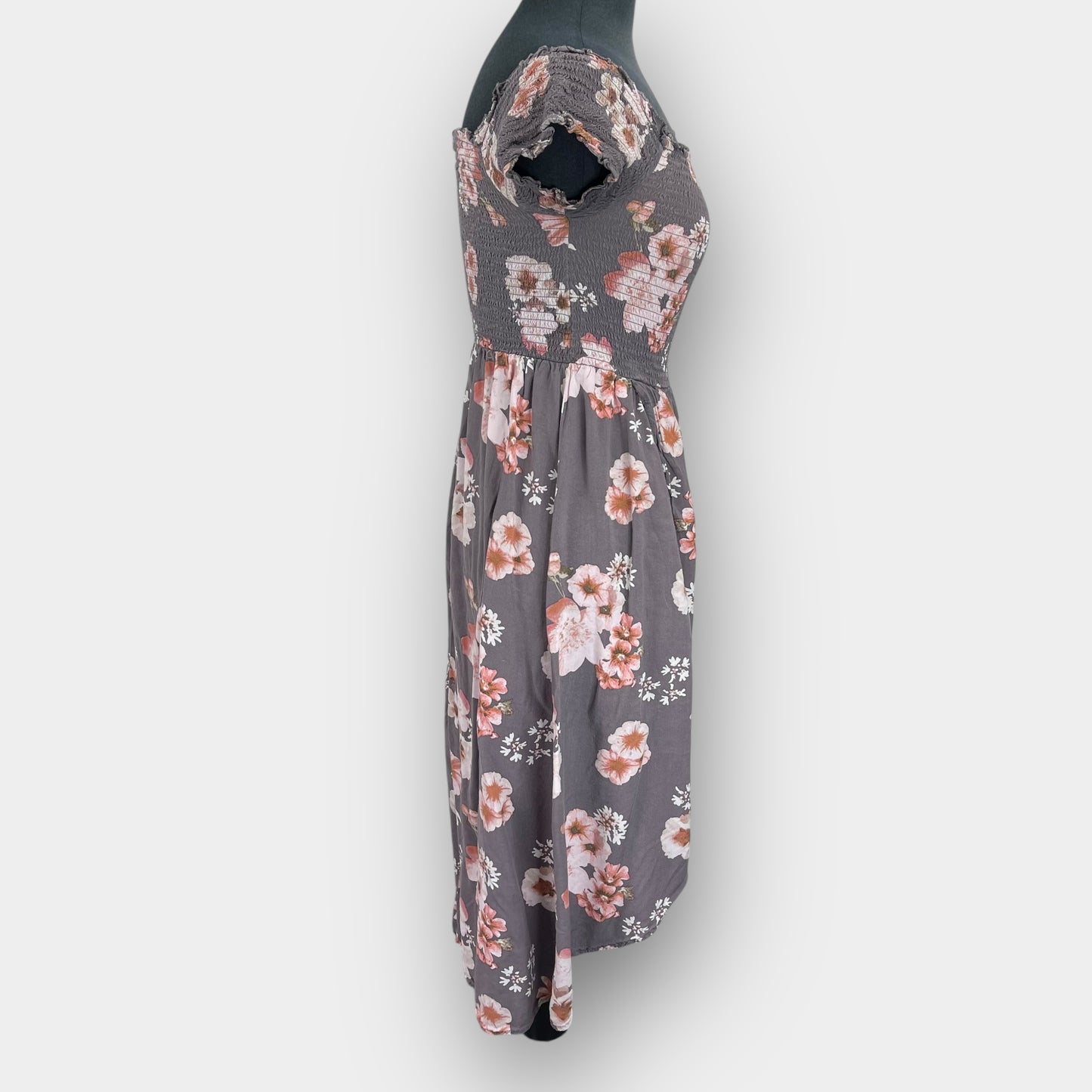 Ardene smocked midi dress
