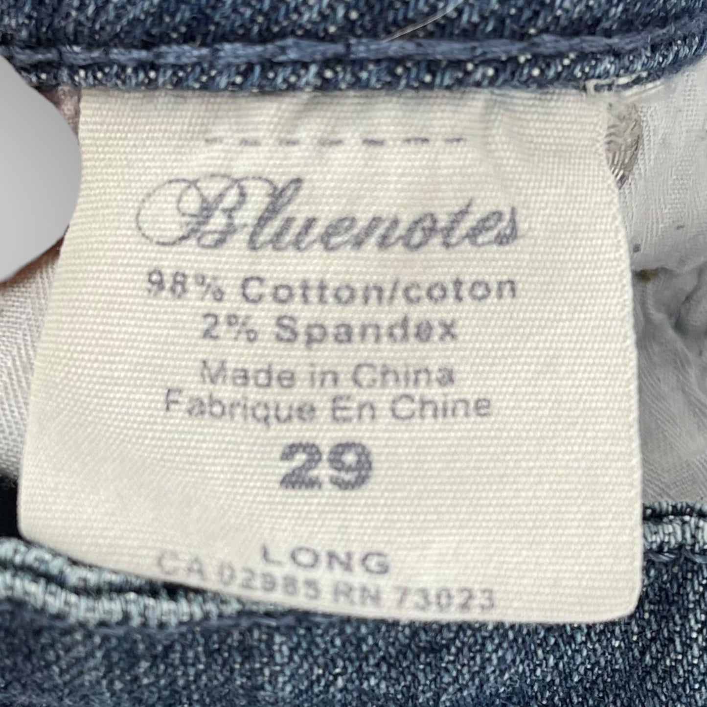Bluenotes low-rise bootcut jean
