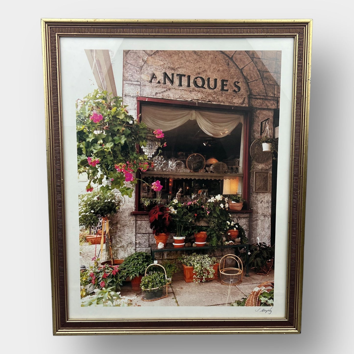 Antiques wall hanging