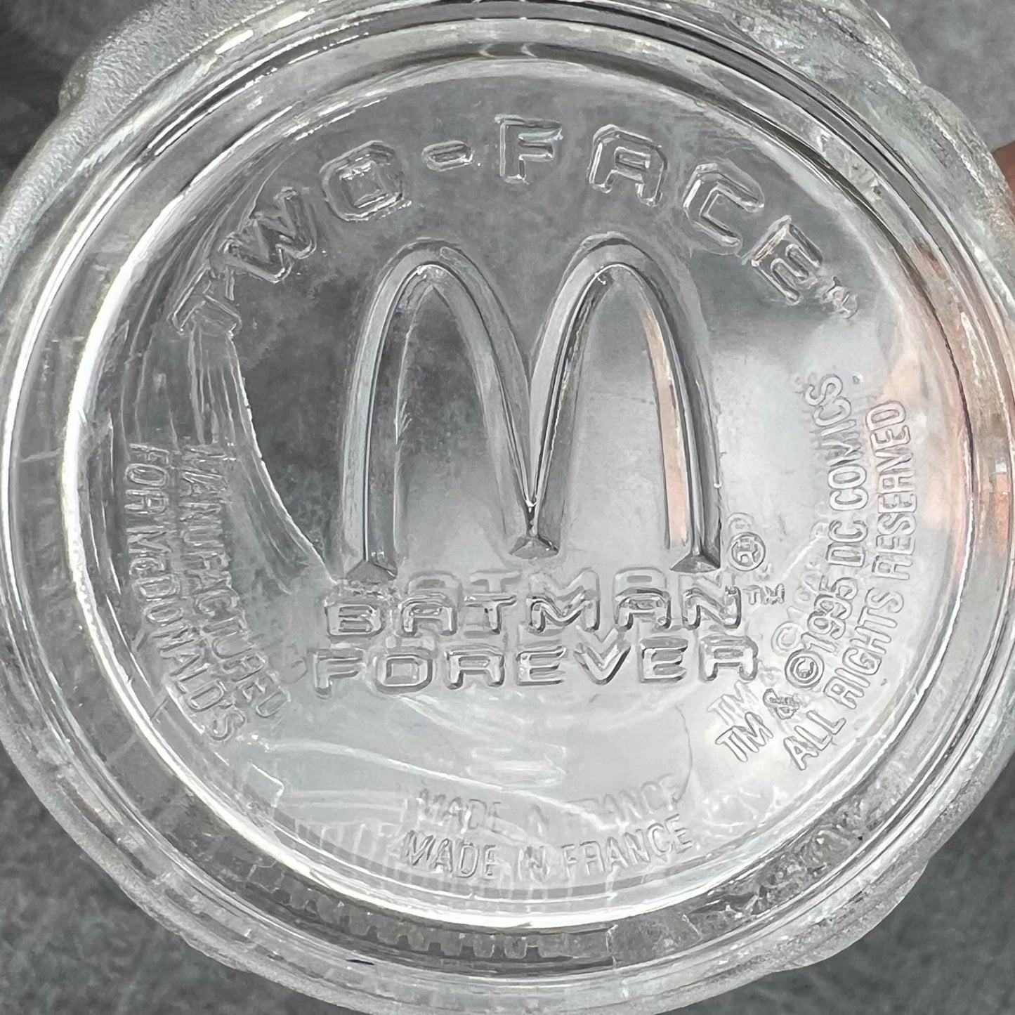 McDonald's 1995 Batman Forever mugs