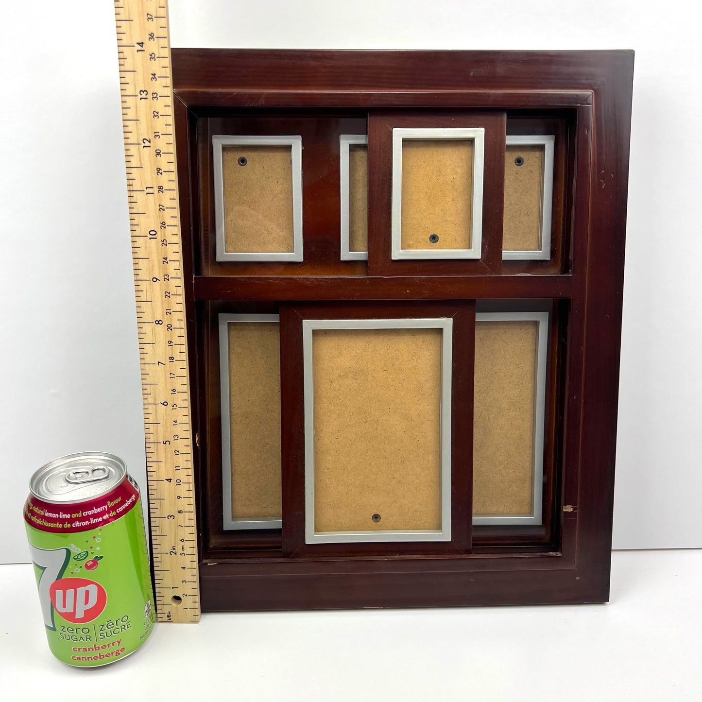 Sliding picture frame