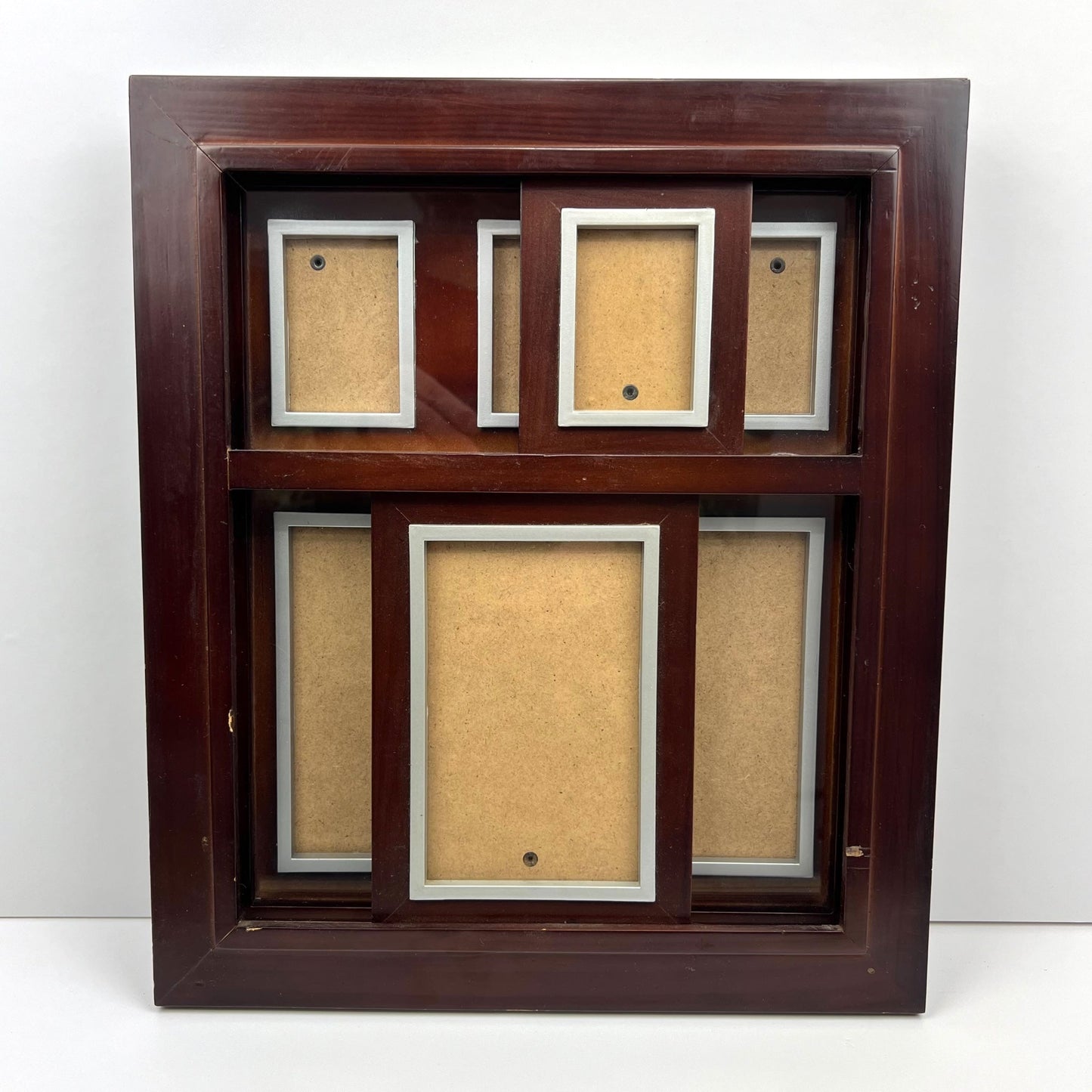 Sliding picture frame