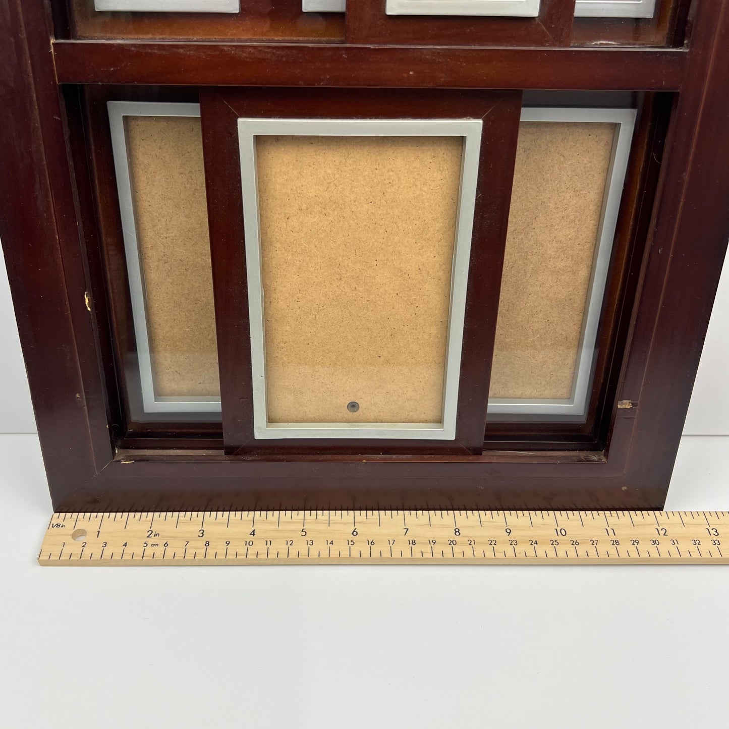 Sliding picture frame