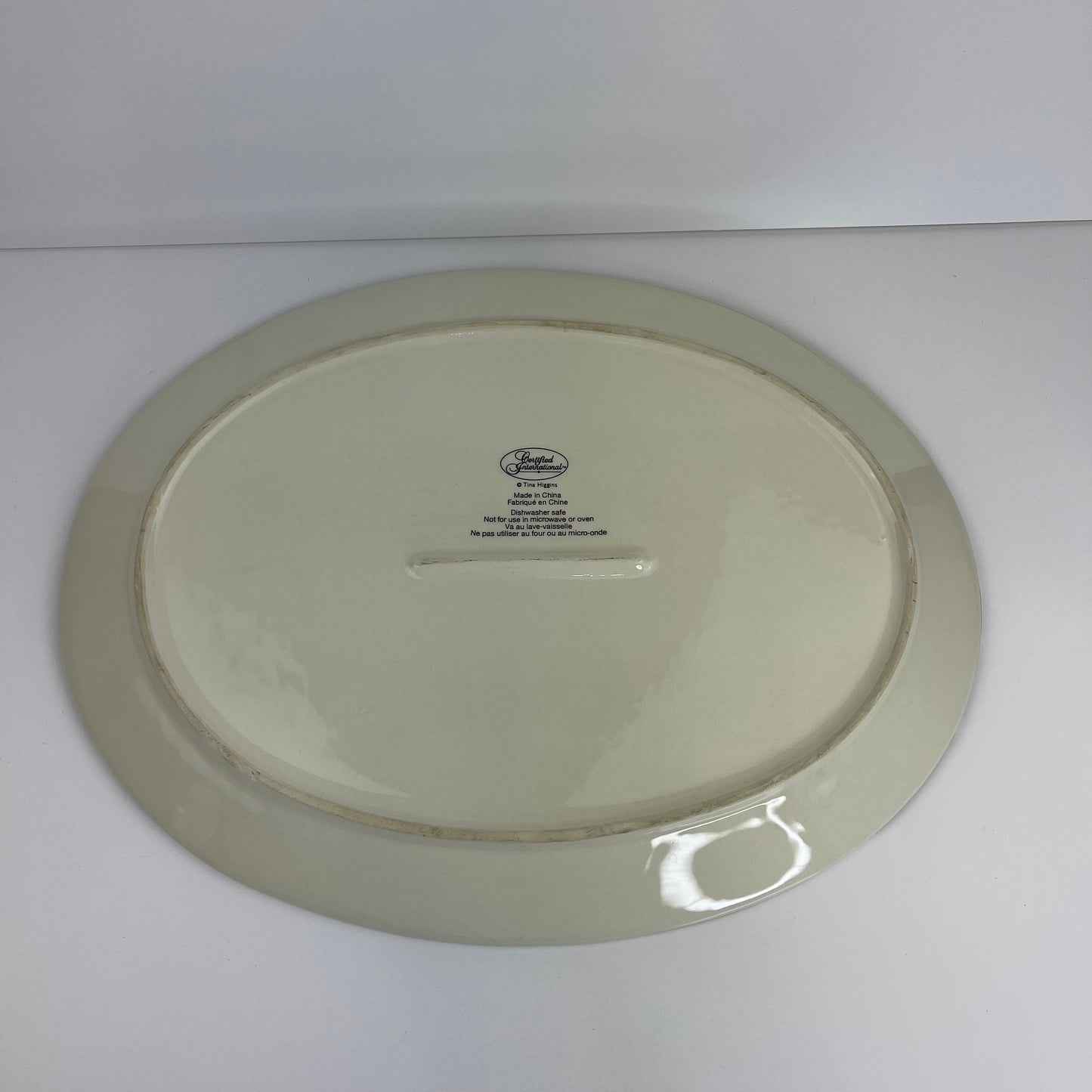 Rooster serving platter