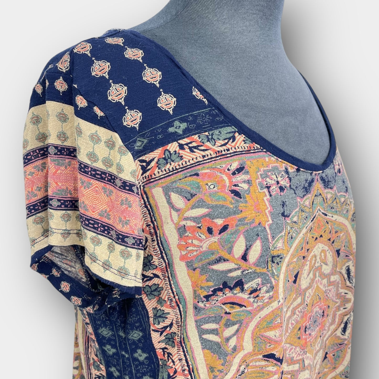 Lucky Brand boho print t-shirt