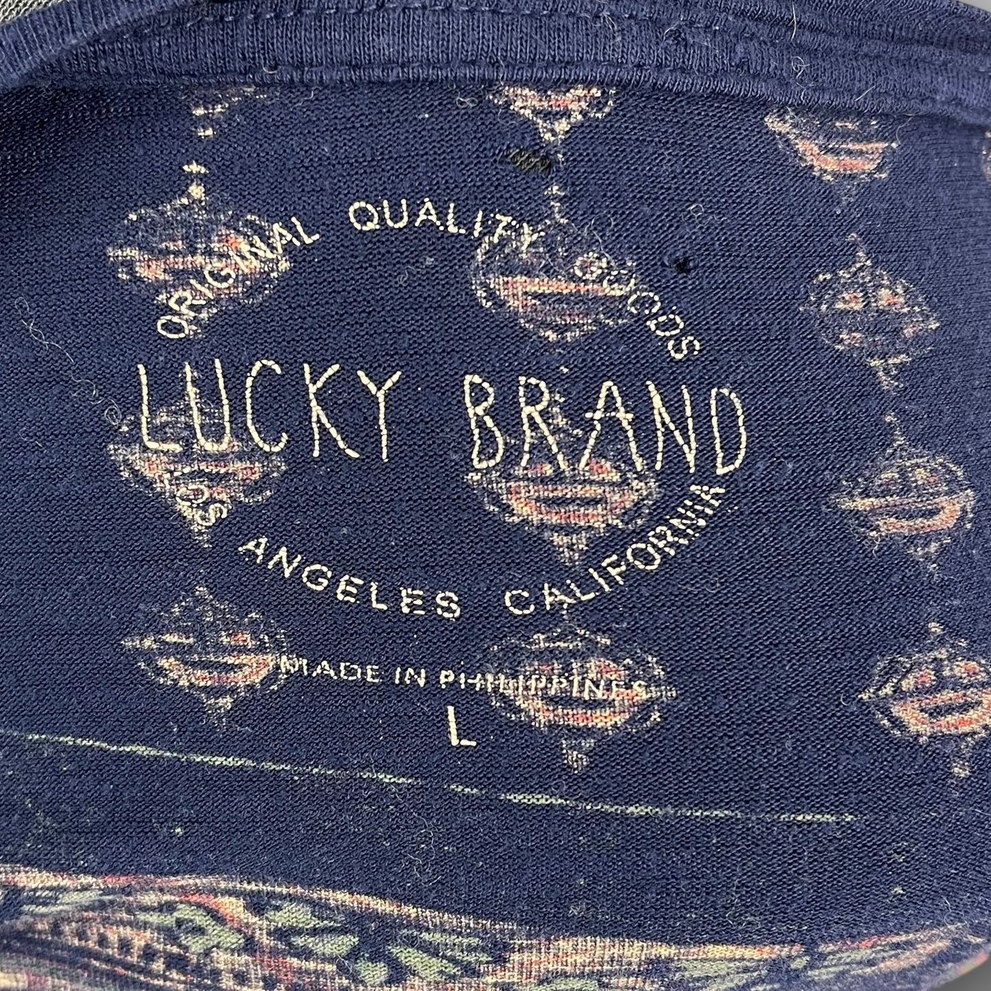 Lucky Brand boho print t-shirt