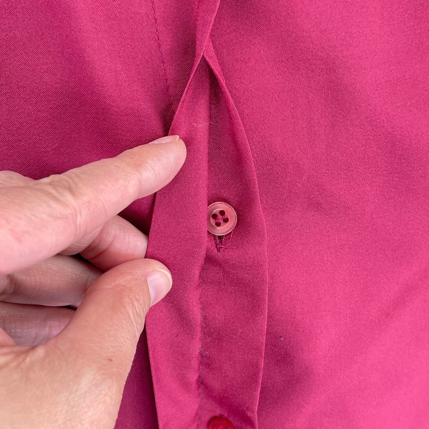 Hidden button blouse