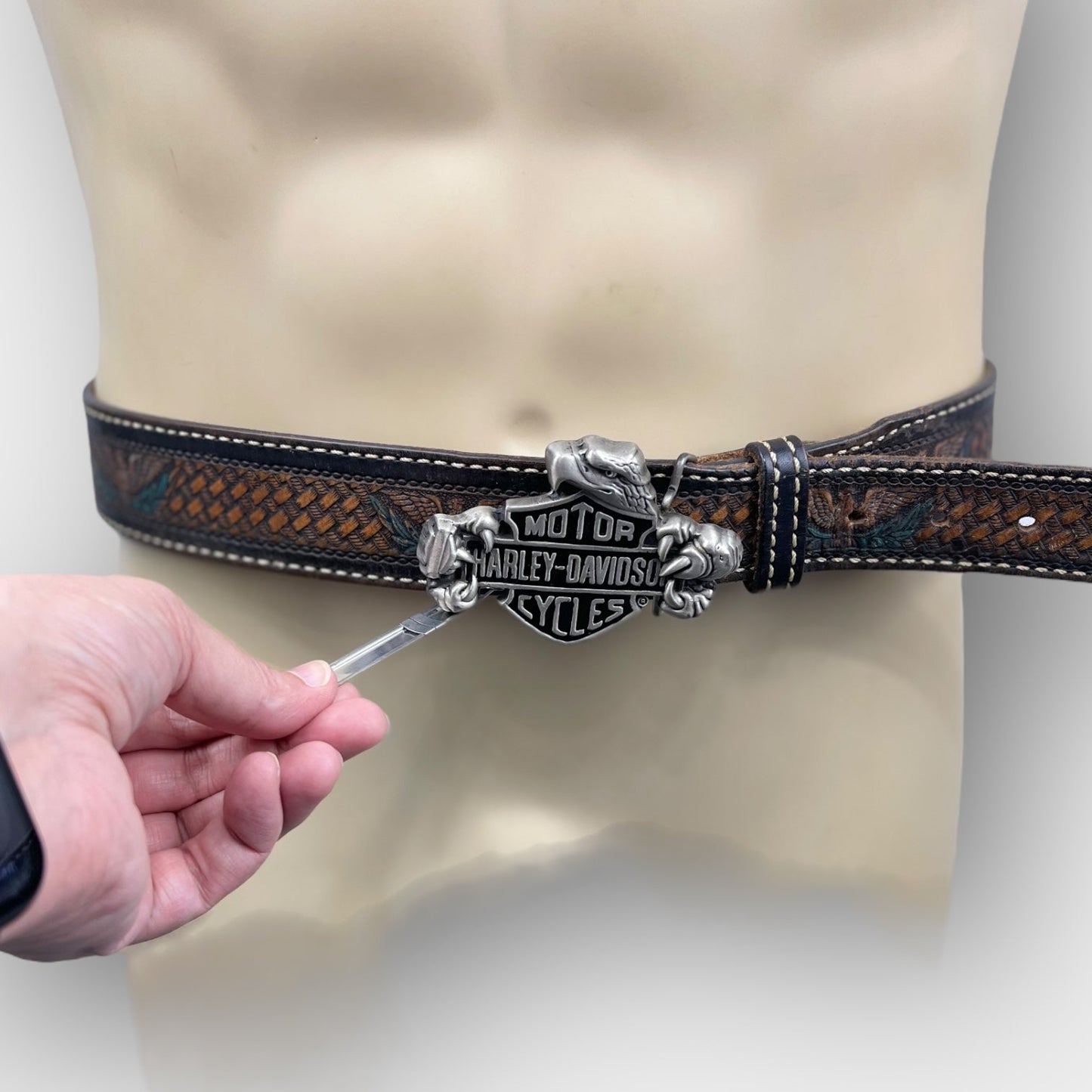Harley Davidson buckle with belt (38)