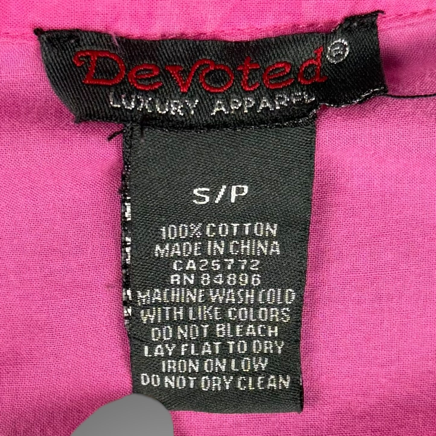 Devoted pink tunic top