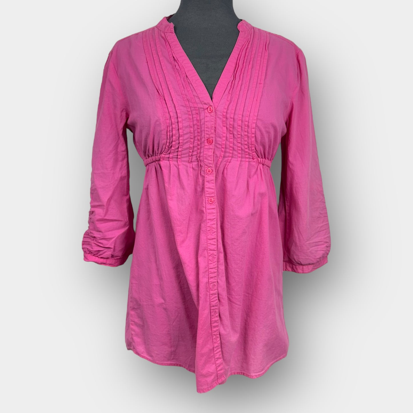 Devoted pink tunic top