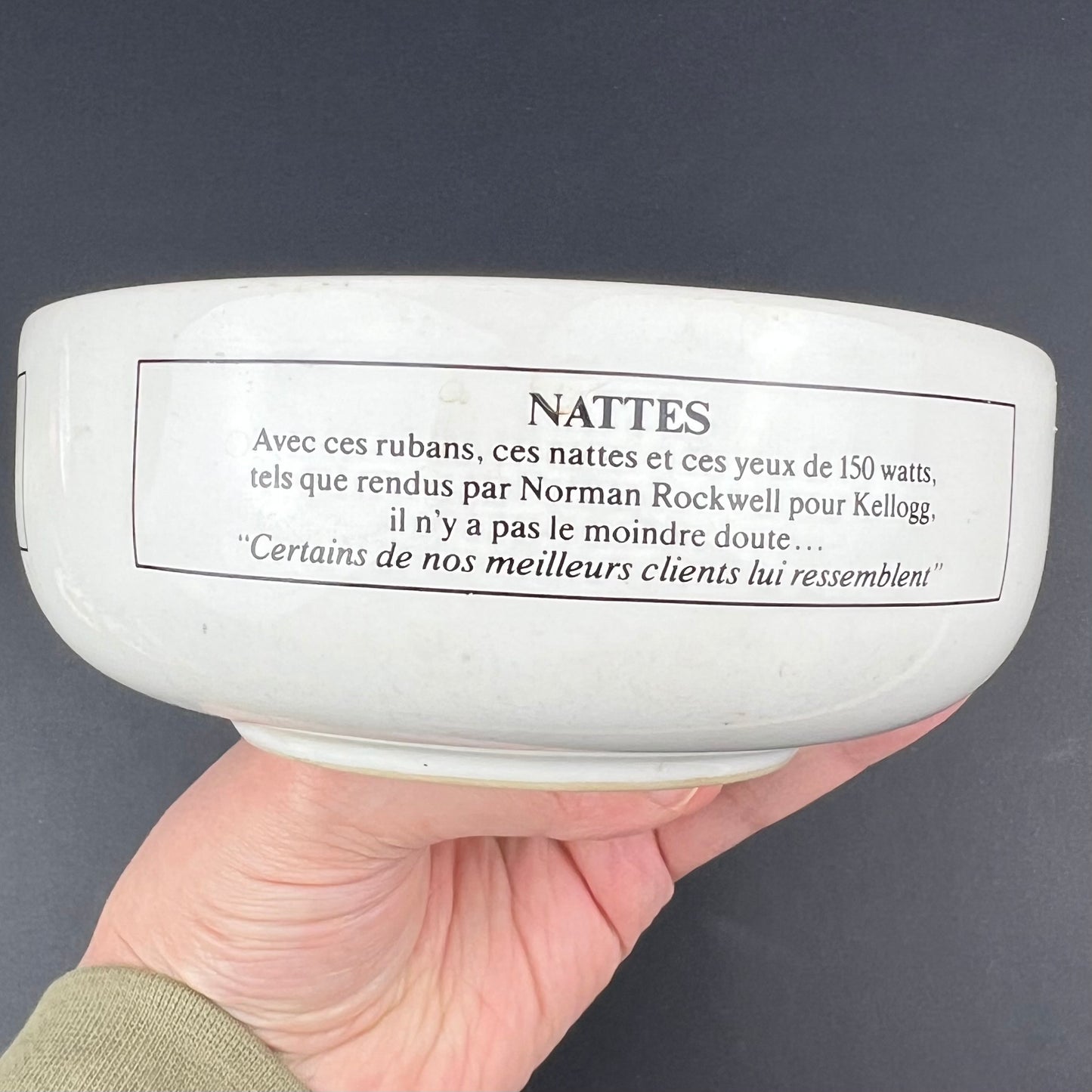 Corn Flakes collector bowl
