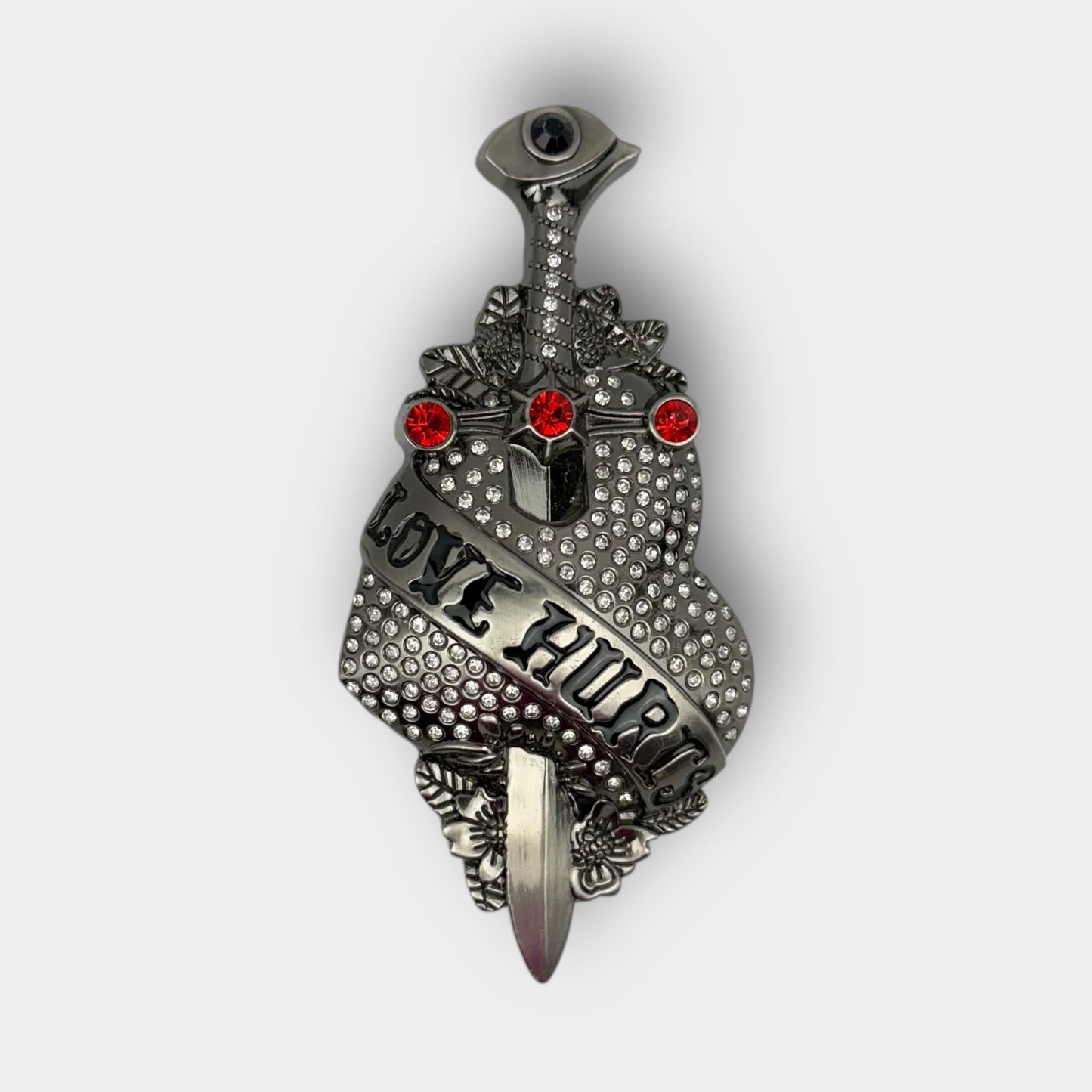 Love Hurts Heart Buckle