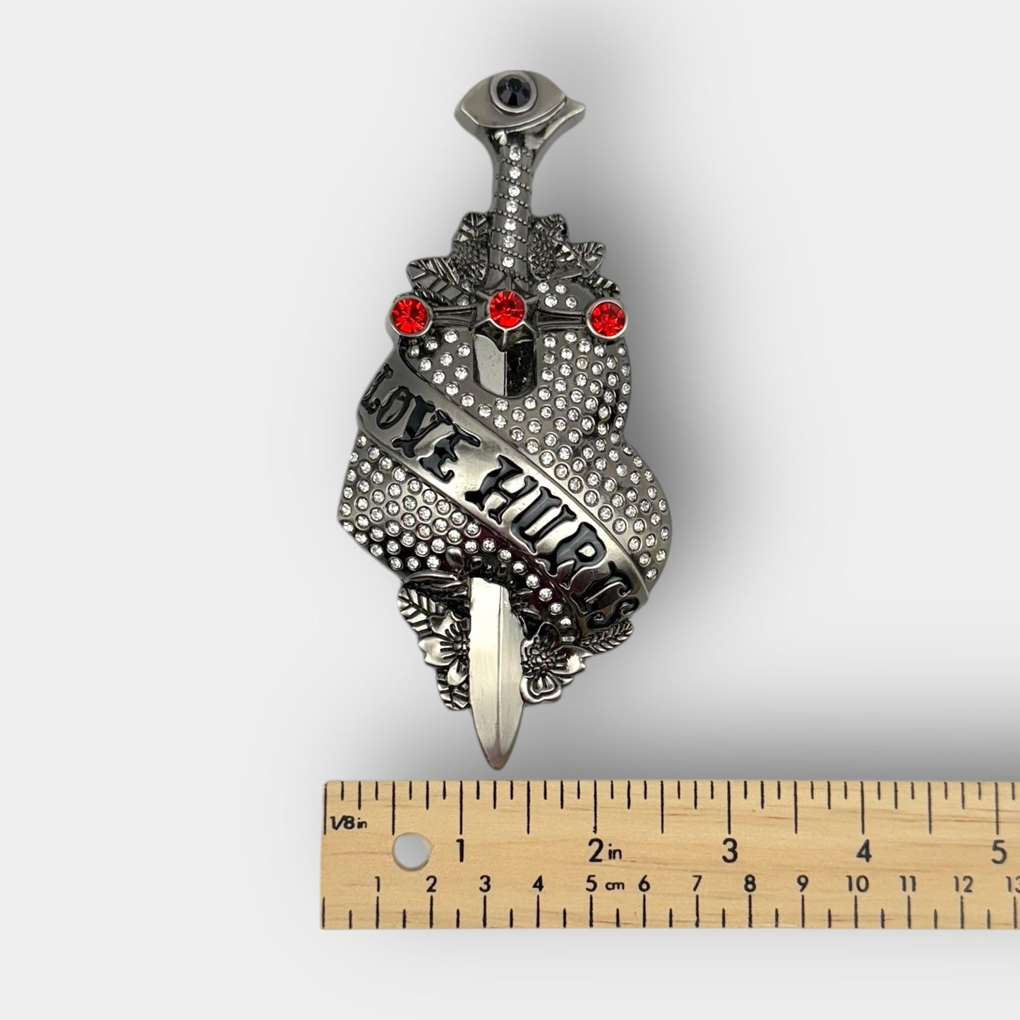 Love Hurts Heart Buckle