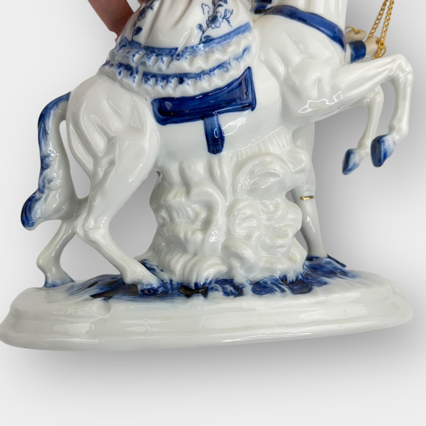 Horse Rider Porcelain Figurine