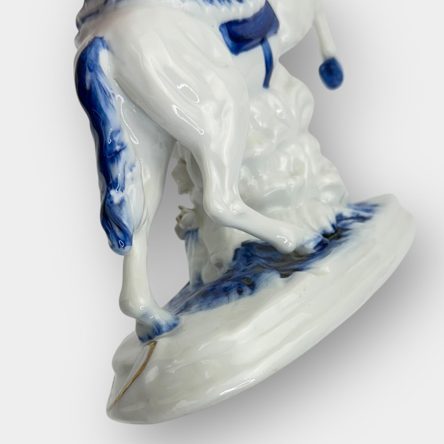 Horse Rider Porcelain Figurine