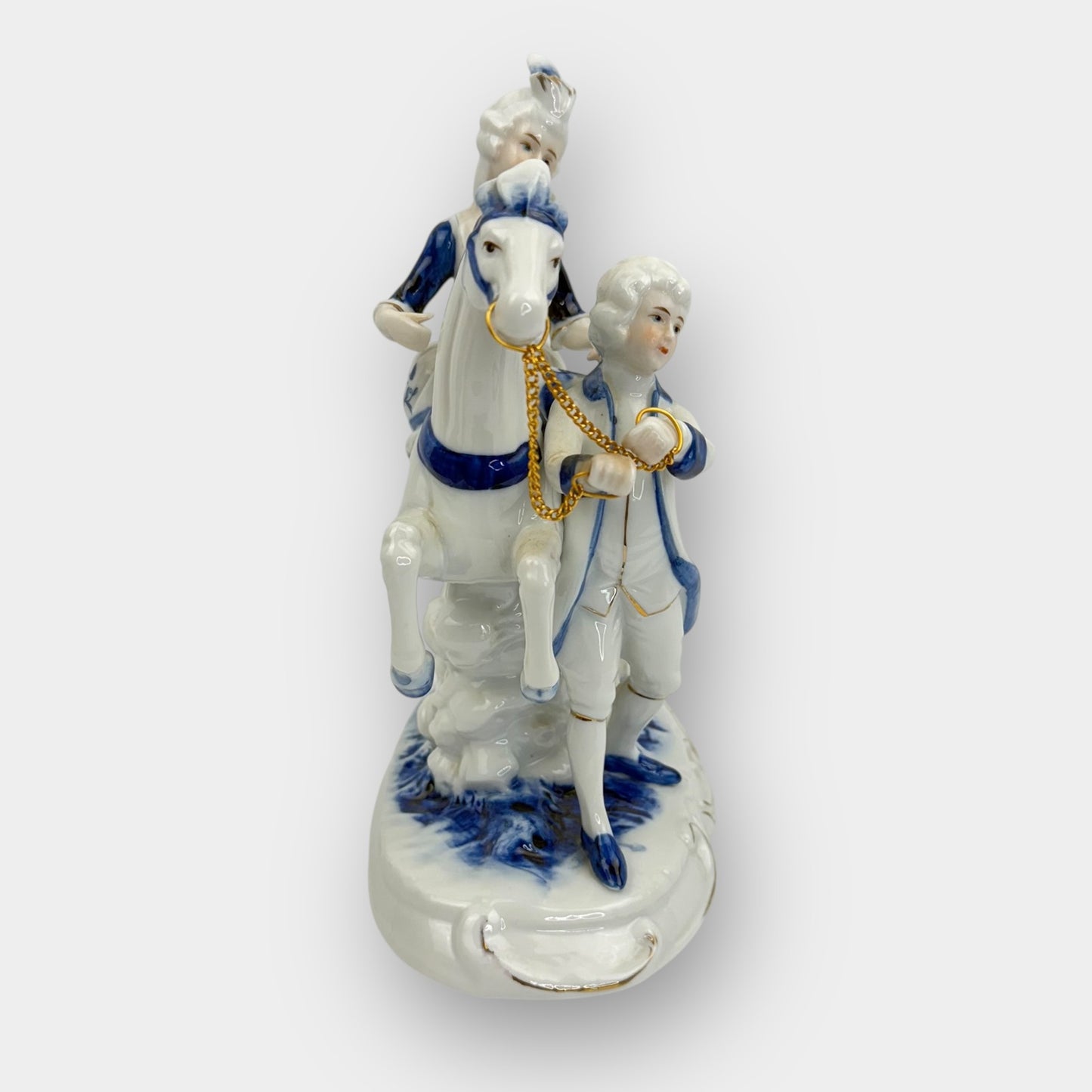 Horse Rider Porcelain Figurine