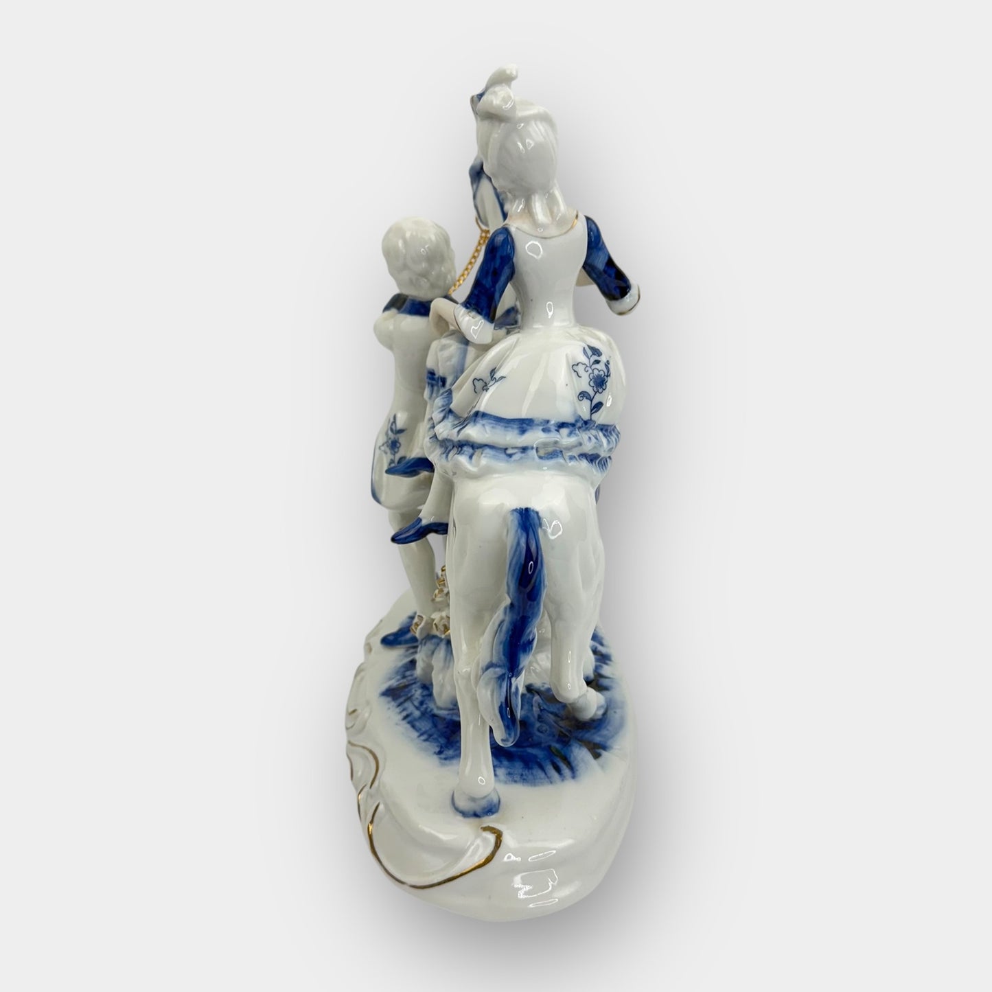 Horse Rider Porcelain Figurine