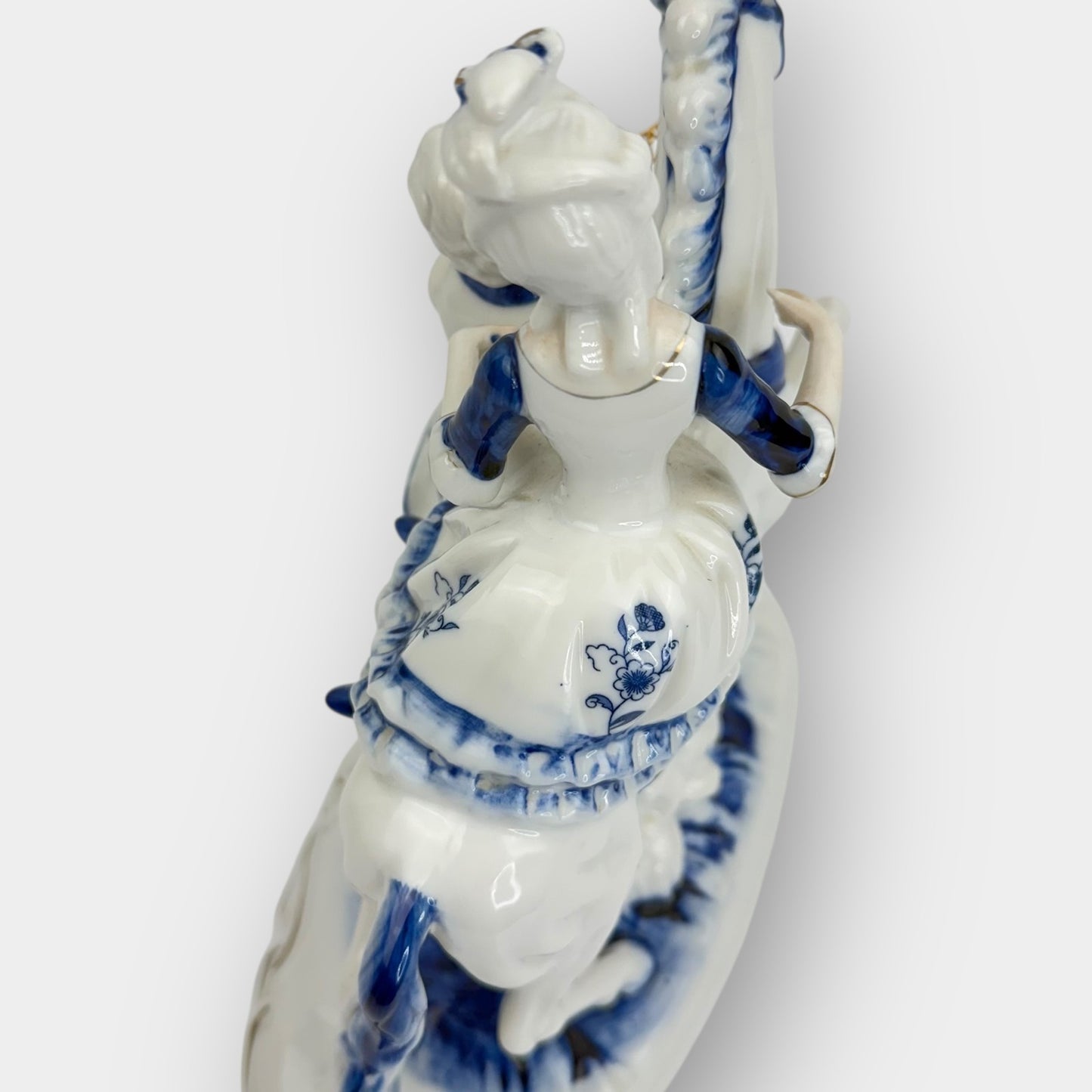 Horse Rider Porcelain Figurine