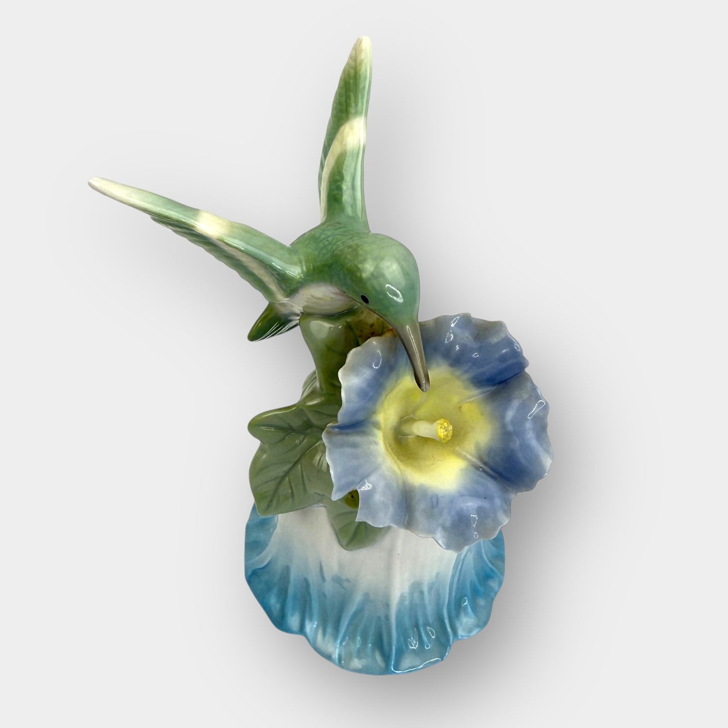 Hummingbird Porcelain Bell