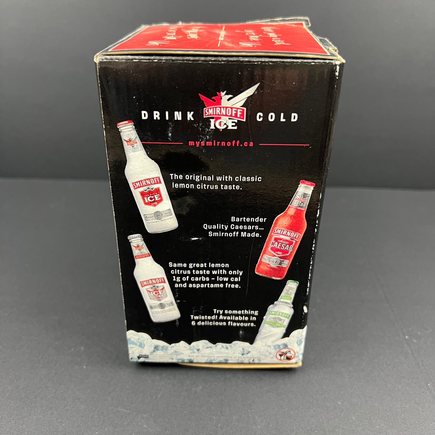 Smirnoff Ice bonus glass