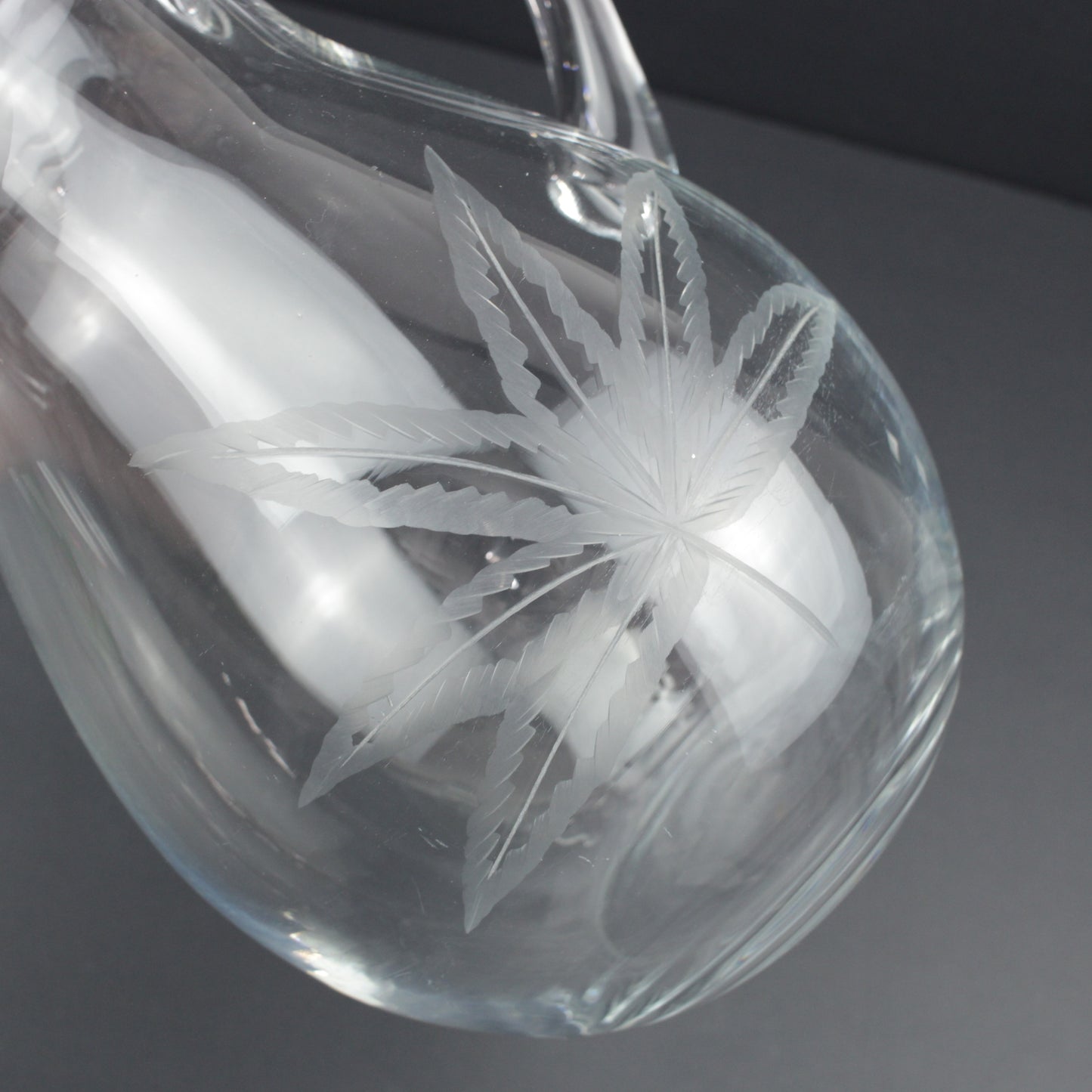 Glass pitcher