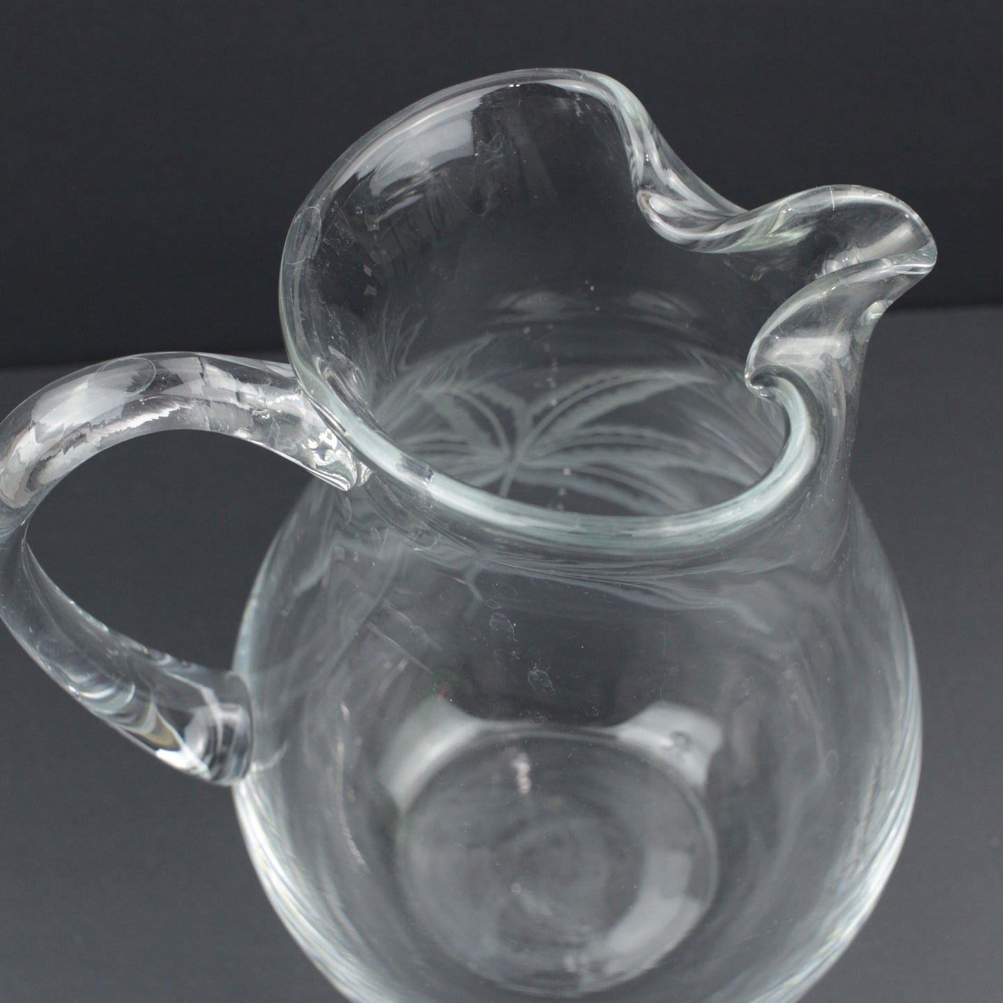 Glass pitcher