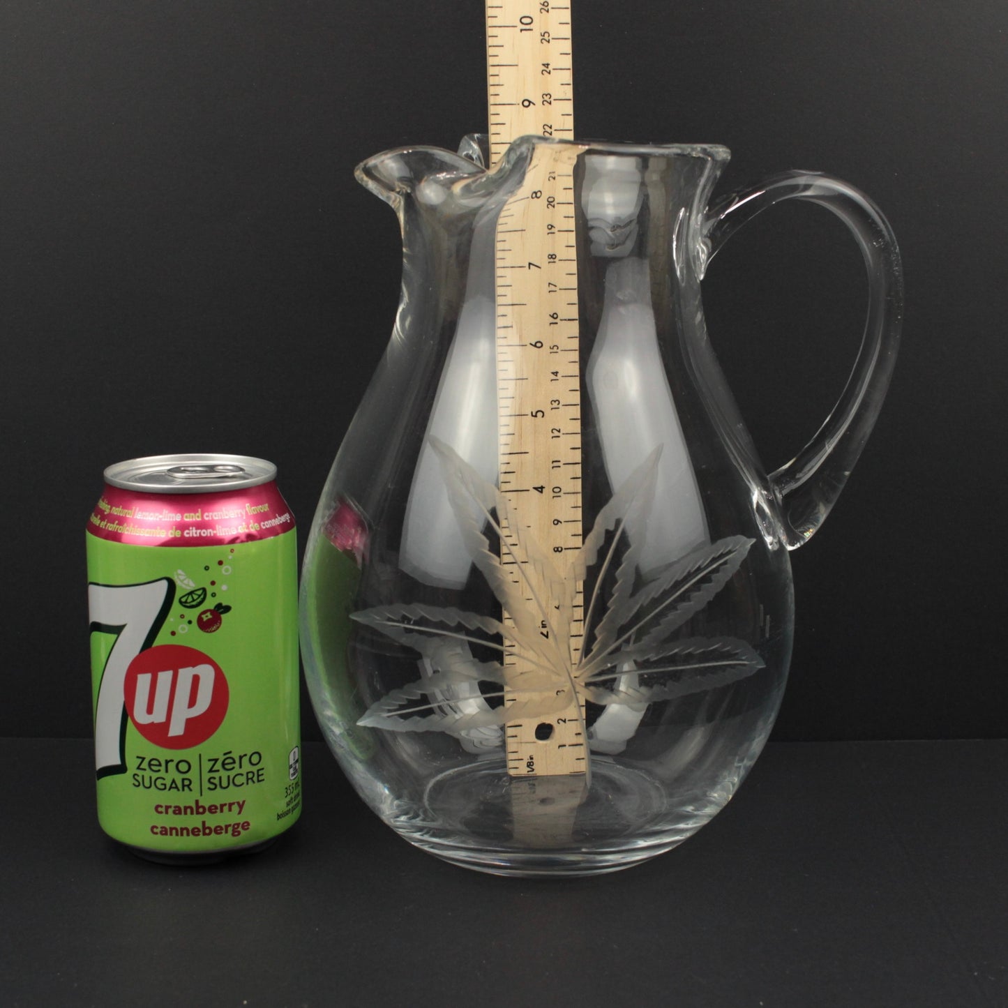 Glass pitcher