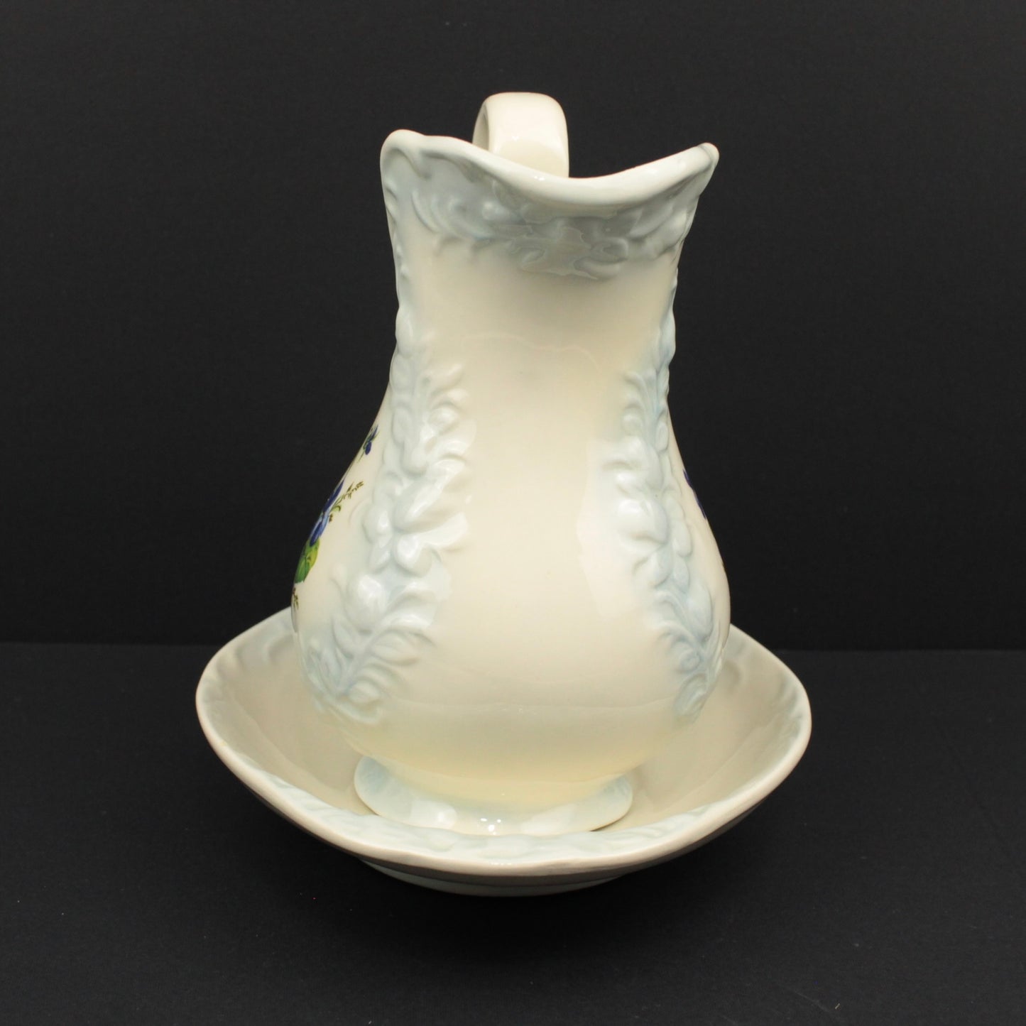 Ceramic pitcher and bowl set