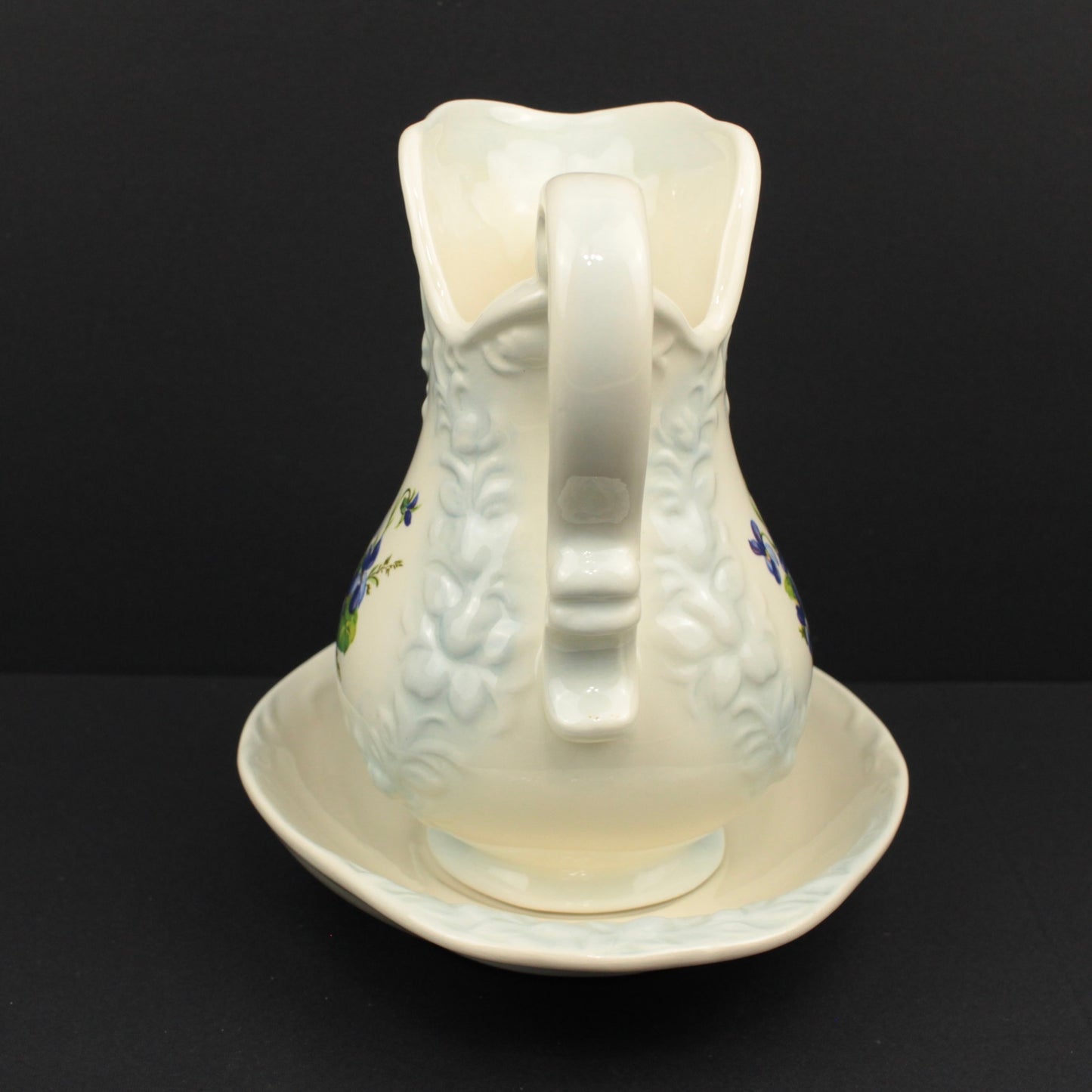 Ceramic pitcher and bowl set