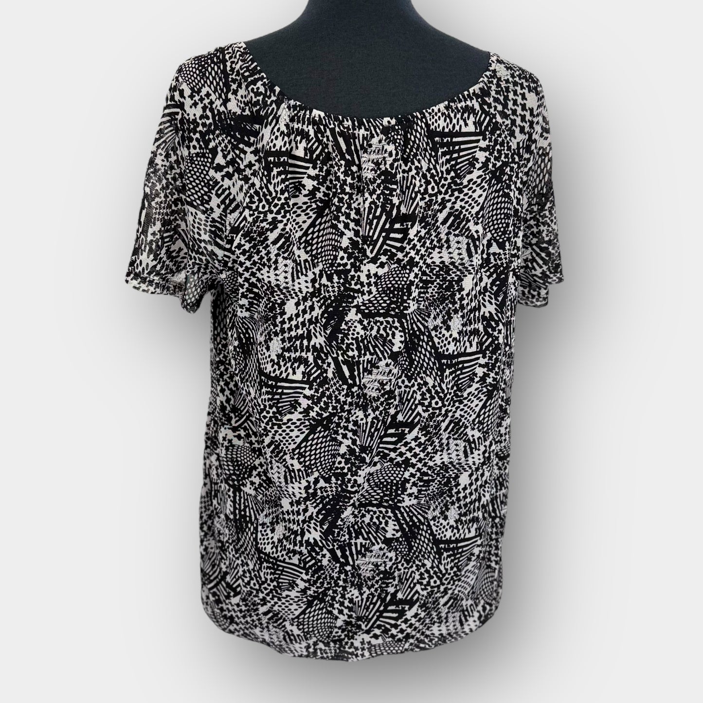 George scoop neck blouse