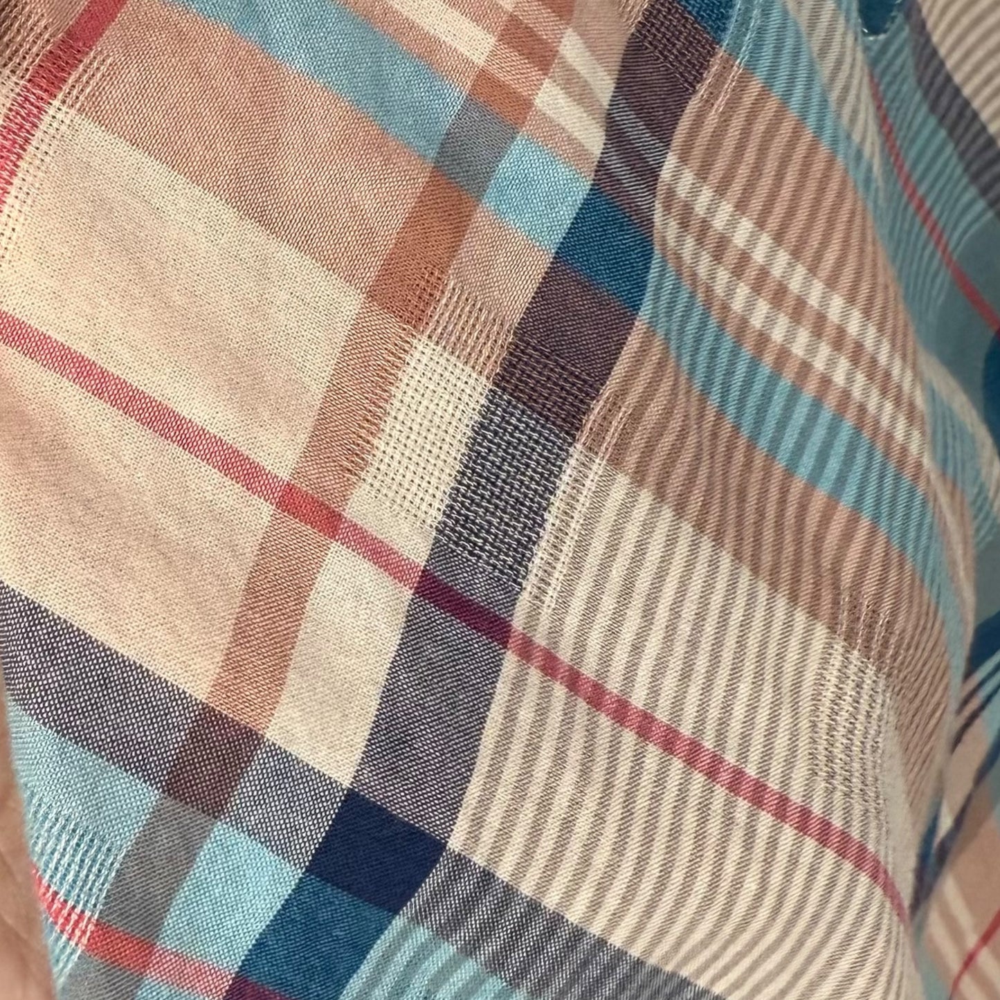 Garage plaid babydoll top