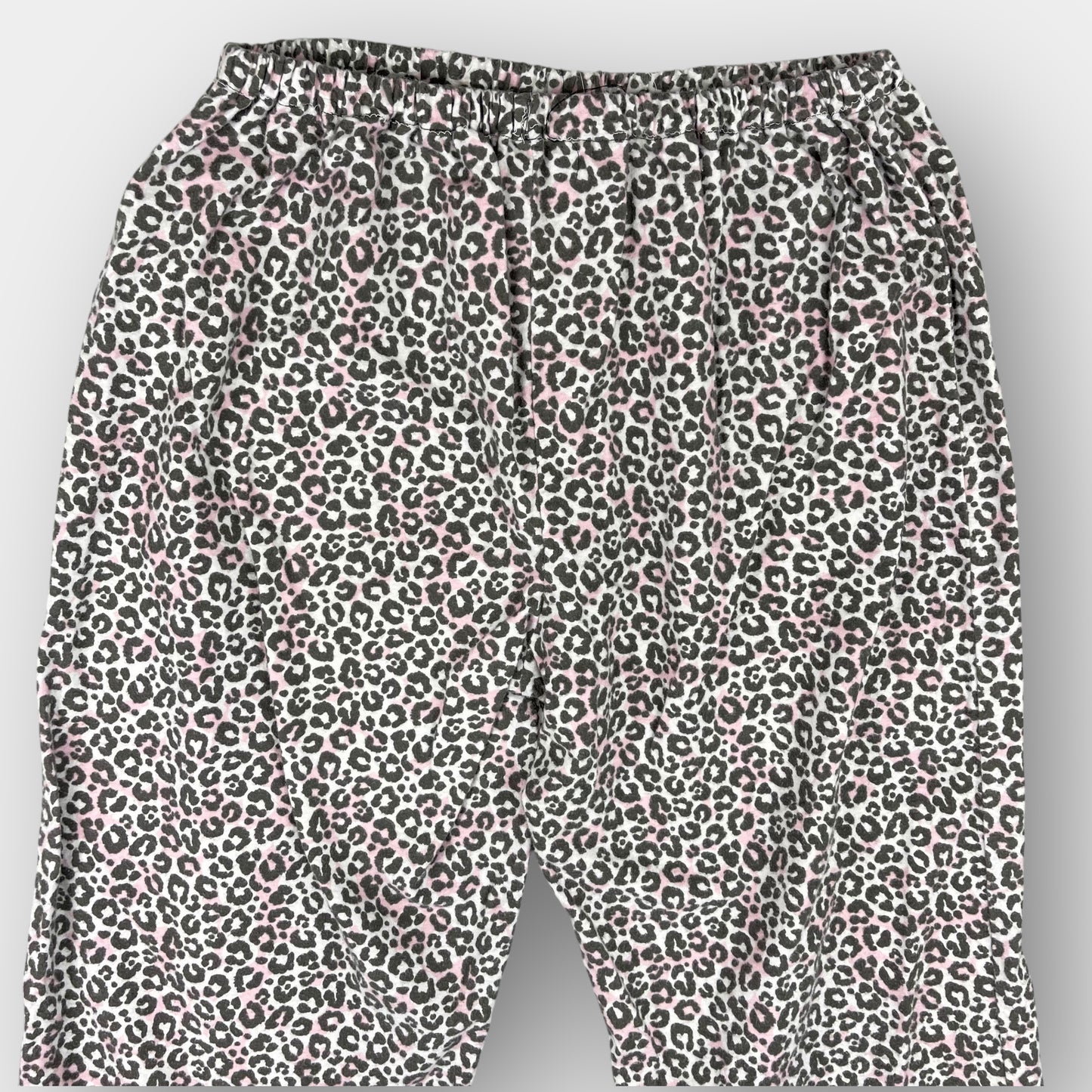 Leopard print pajama crop