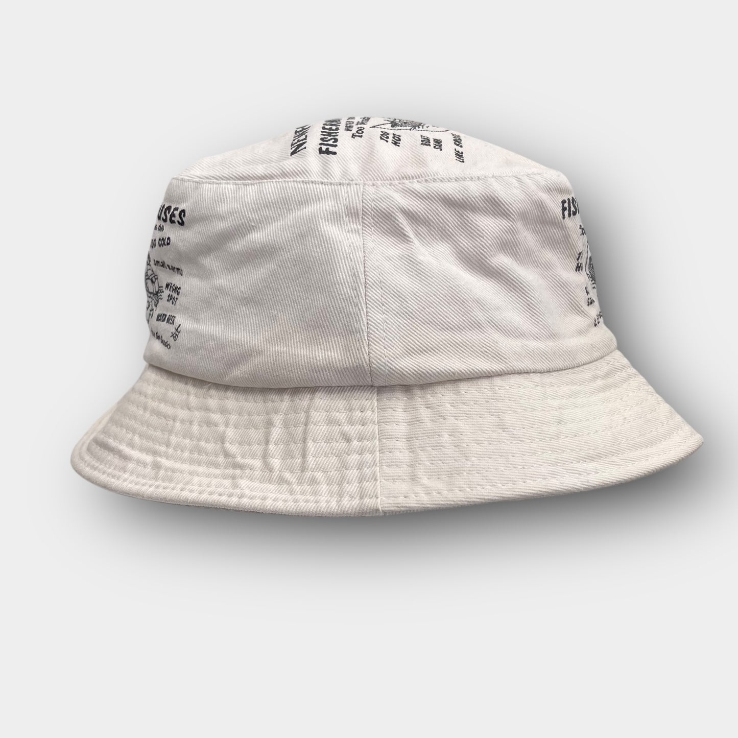 Fisherman's Excuses bucket hat (L)