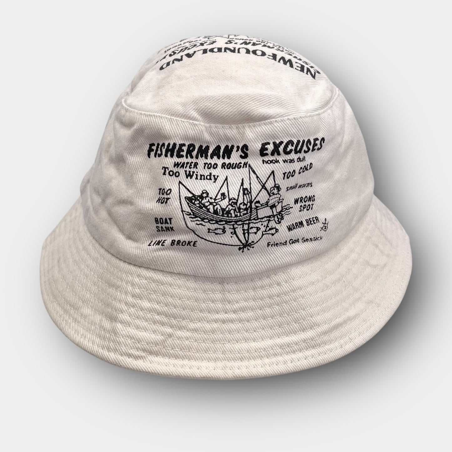 Fisherman's Excuses bucket hat (L)