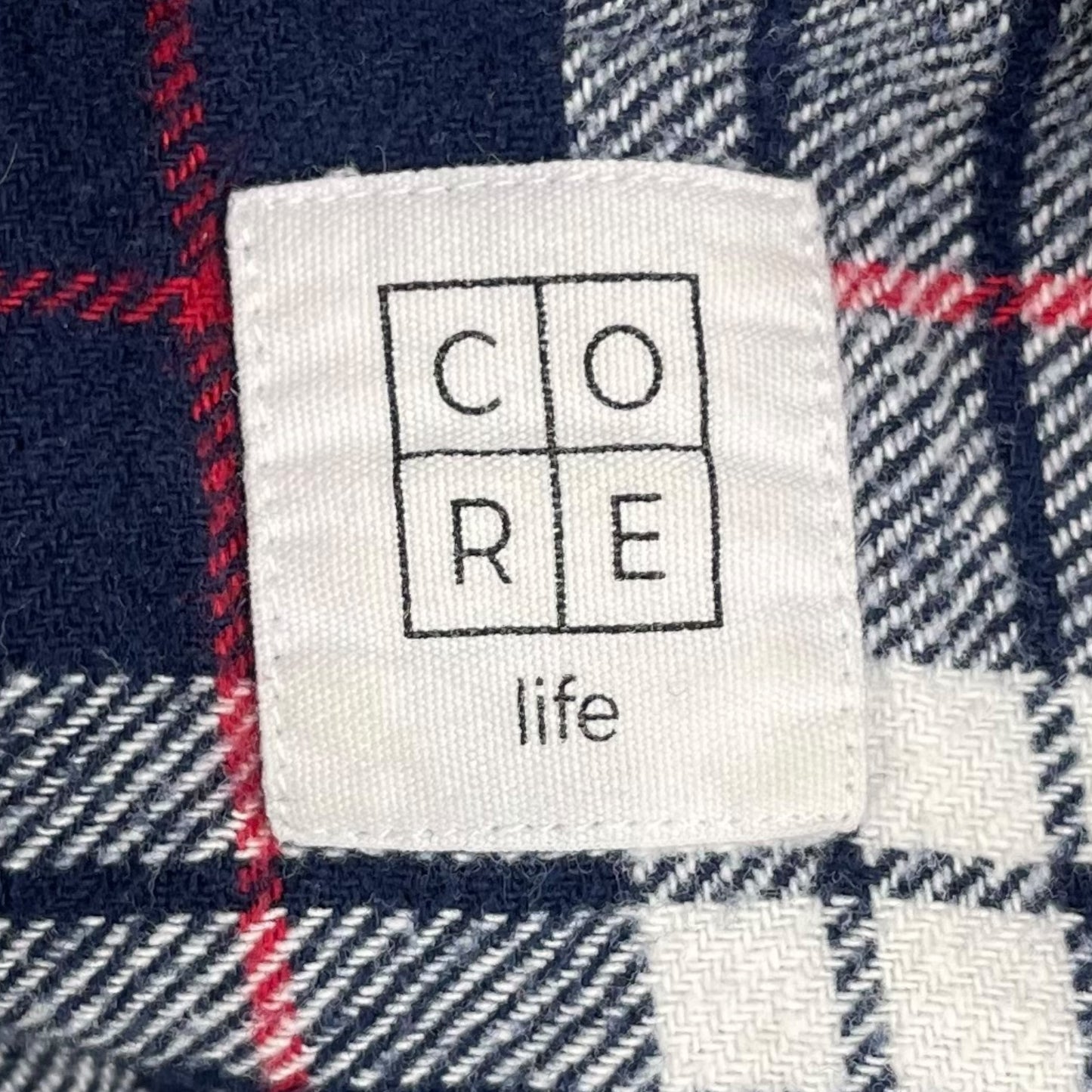Core Life plaid button-up shirt