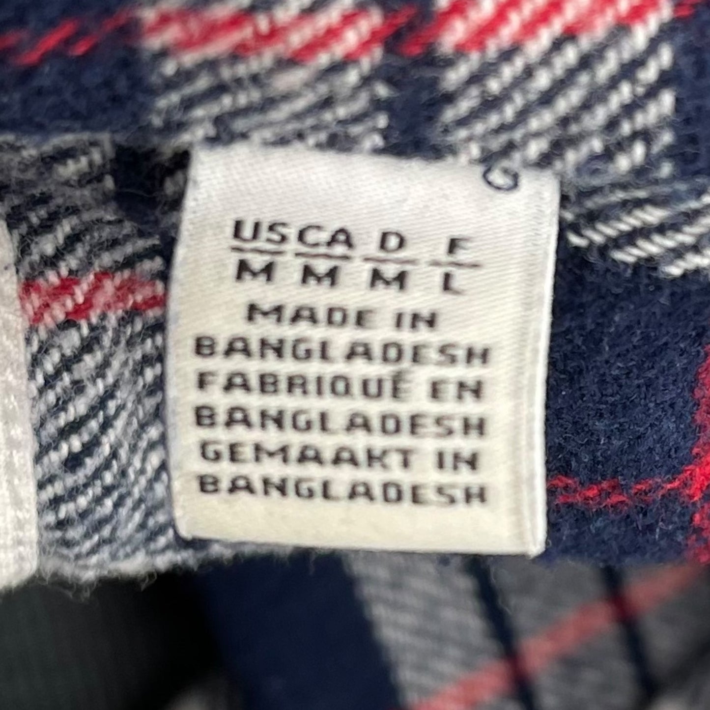Core Life plaid button-up shirt