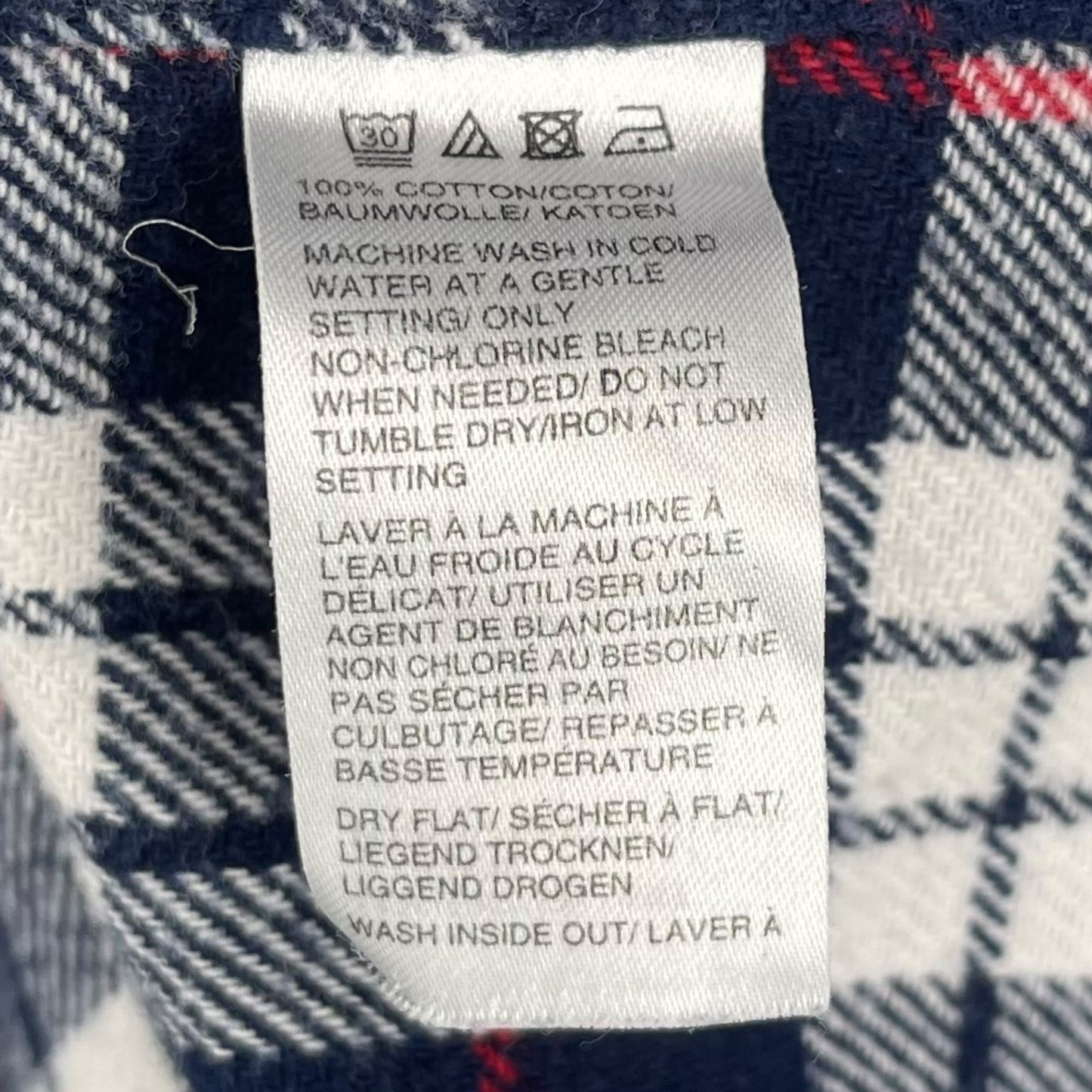 Core Life plaid button-up shirt