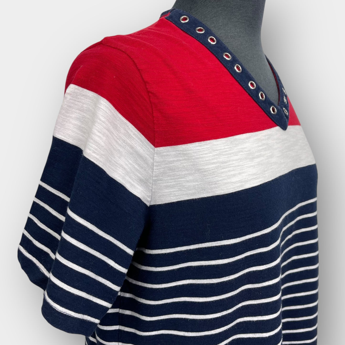 Alia Petite striped tee
